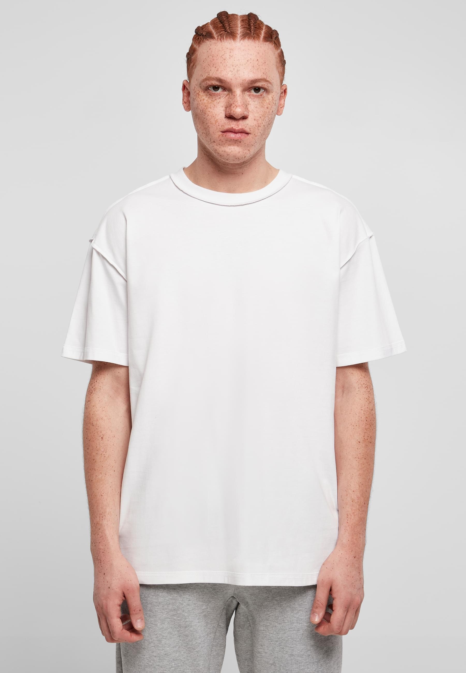 URBAN CLASSICS T-Shirt »Urban Classics Herren Oversized Inside Out Tee«, (1 tlg.)
