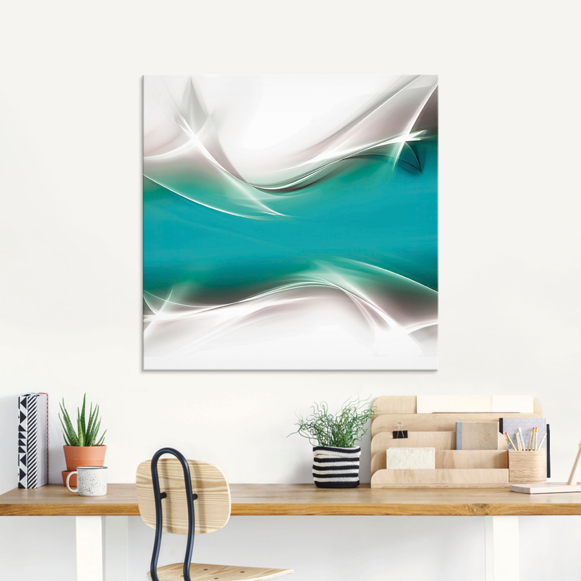 Artland Glasbild "Kreatives Element" Gegenstandslos 1 Stk. tlg. in verschie günstig online kaufen