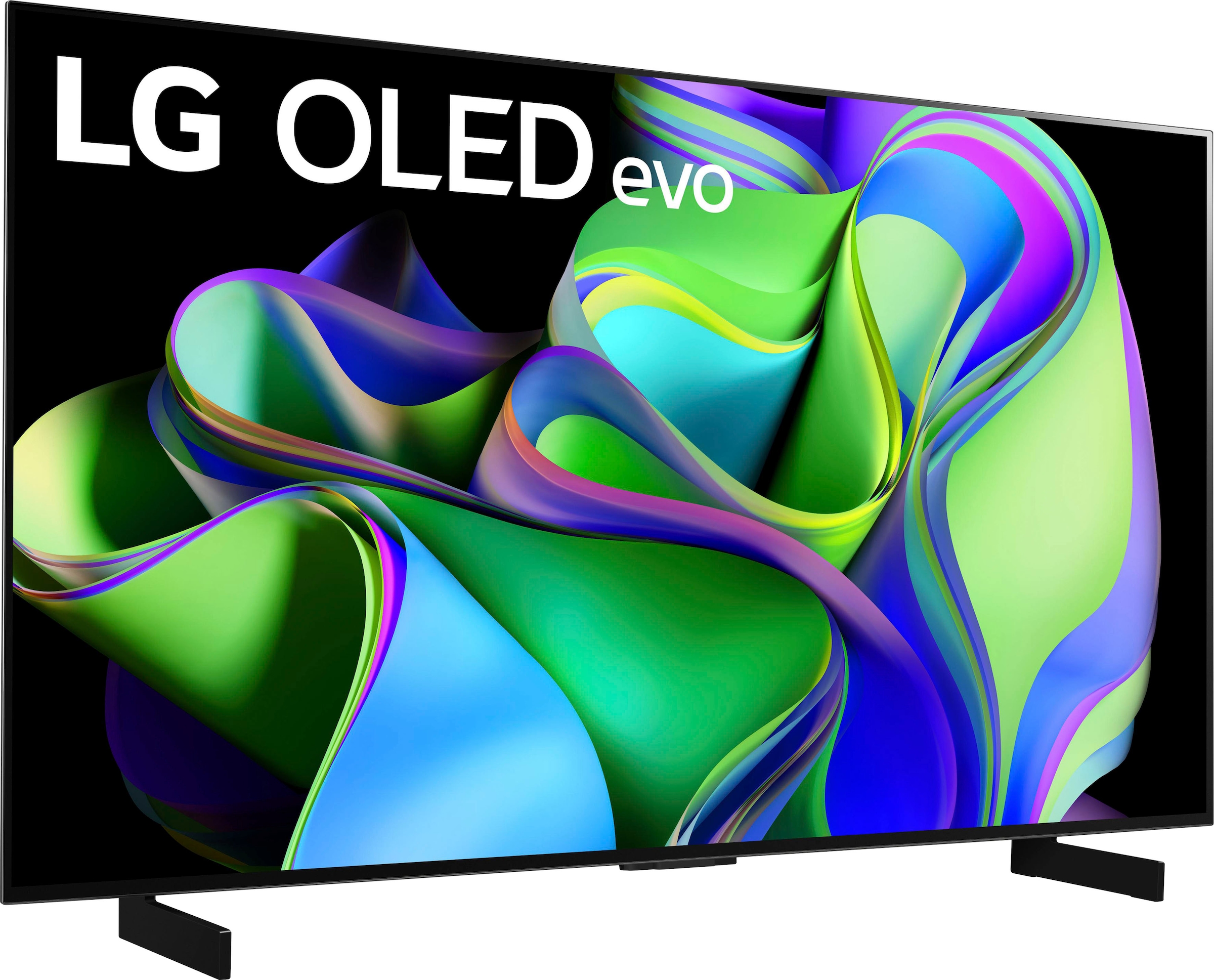 LG OLED-Fernseher »OLED42C37LA«, 106 cm/42 Zoll, 4K Ultra HD, Smart-TV,  OLED evo-bis zu 120 Hz-α9 Gen6 4K AI-Prozessor-Dolby Vision & Dolby  Atmos-Twin Triple Tuner | BAUR