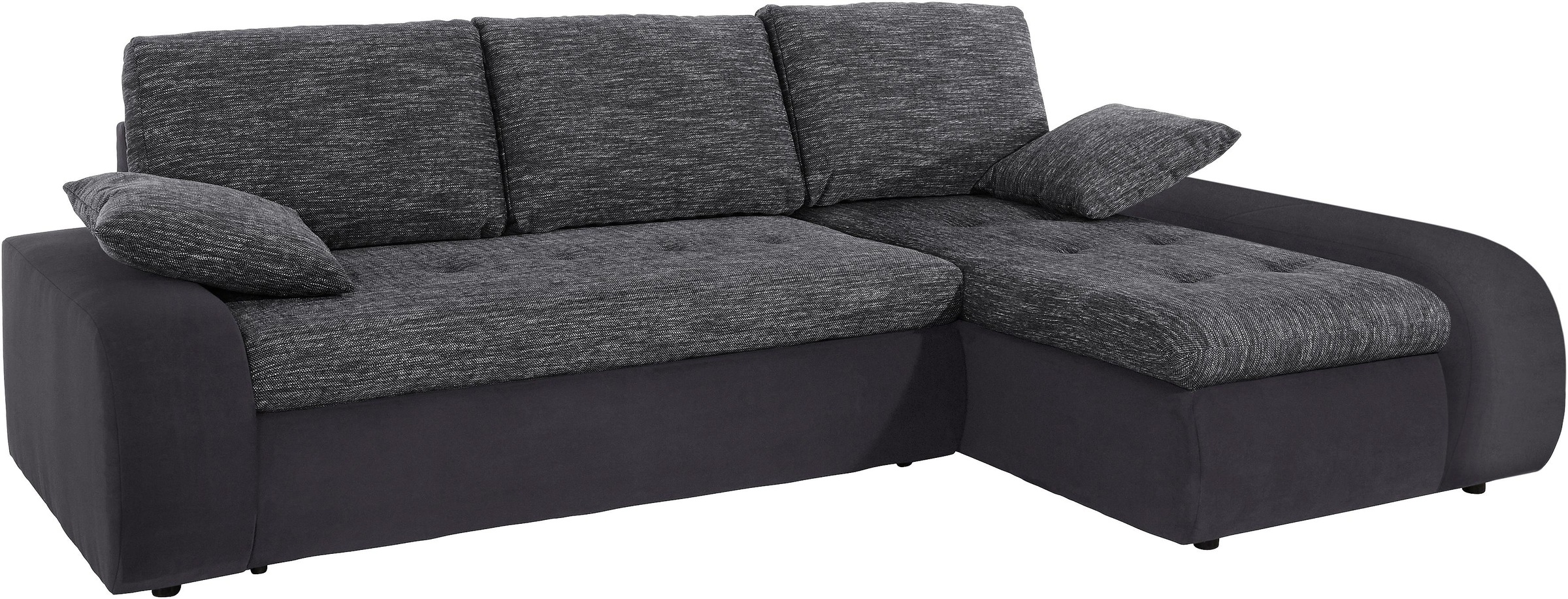 TRENDMANUFAKTUR Ecksofa »Indie, modern und bequem, Materialmix, OTTOs Choice, L-Form«, wahlweise XL oder XXL