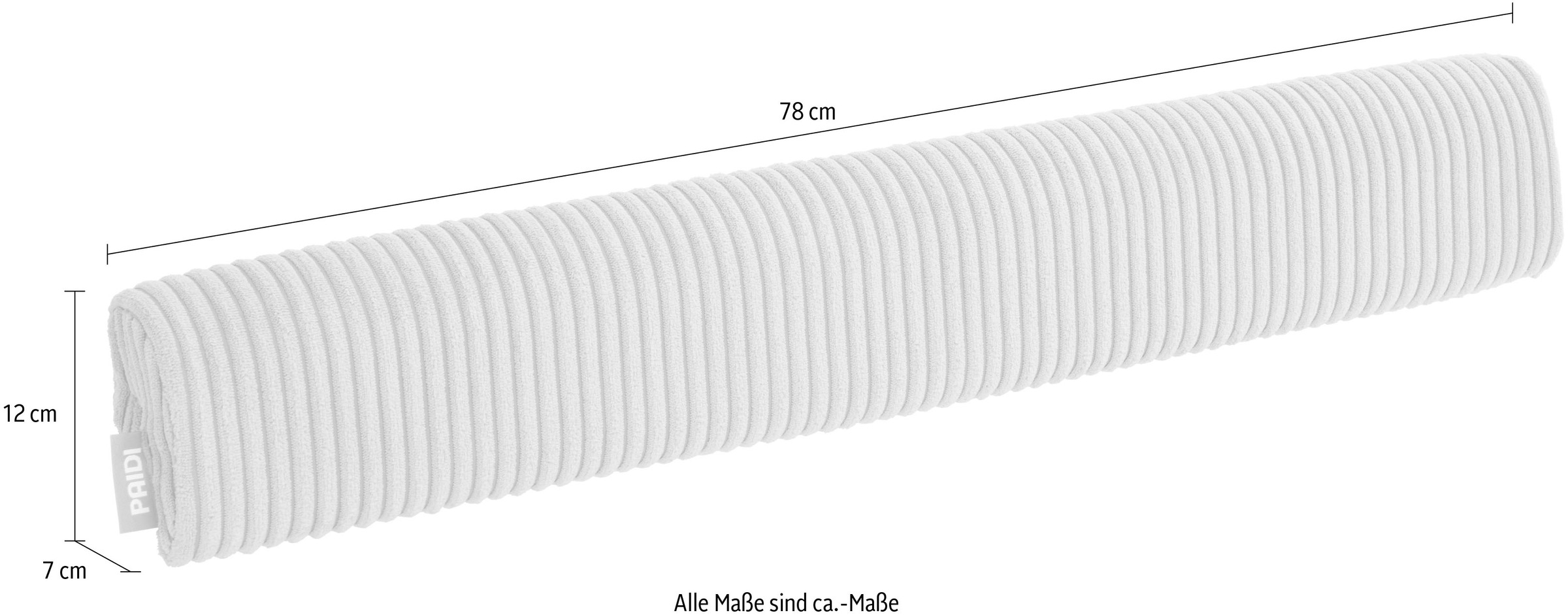 PAIDI Wickelaufsatz »Kopfschutz mit Cordbezug, verschiedene Farben, Kantenschutz« extra weich gepolstert, abnehmbarer und waschbarer Bezug