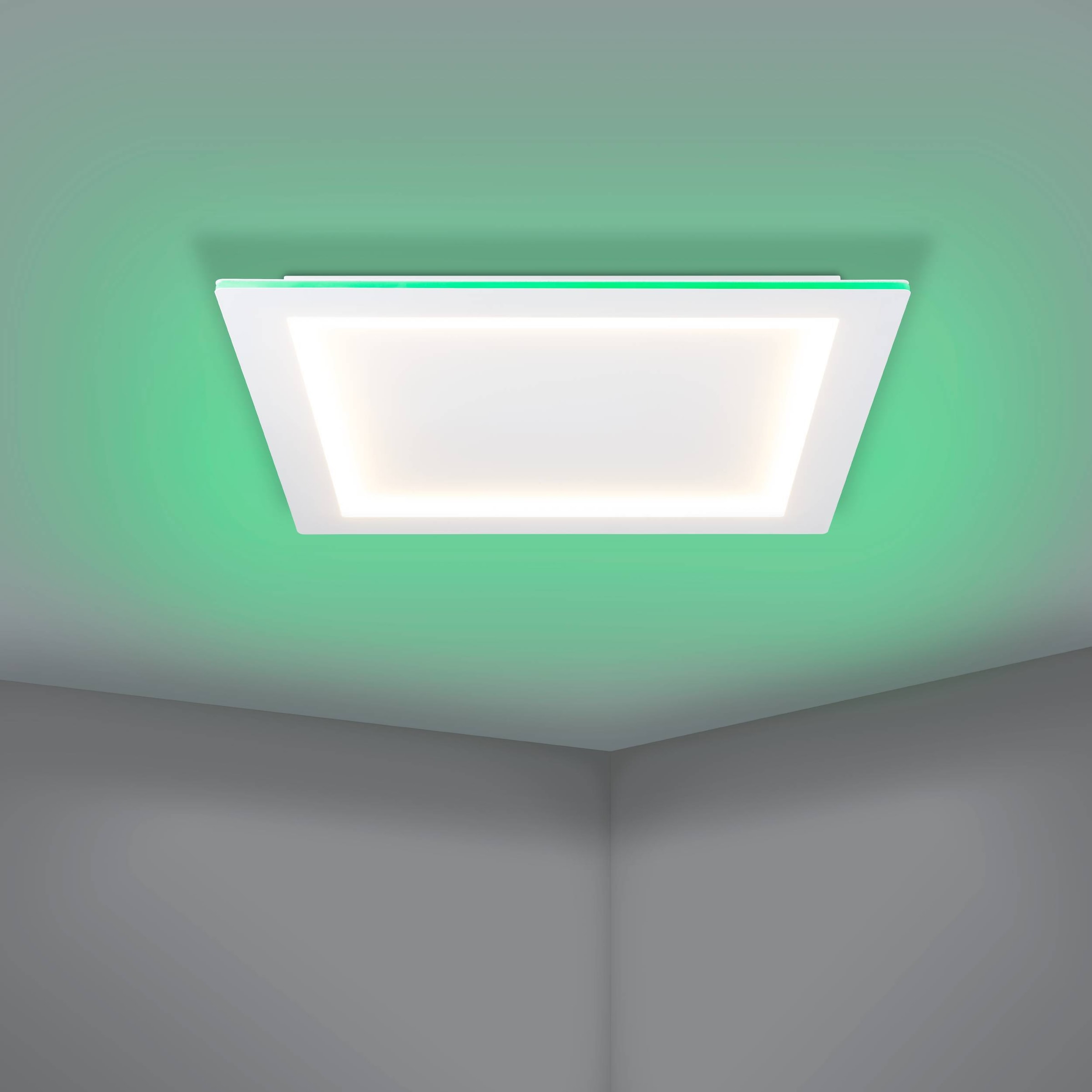 EGLO Deckenleuchte »Padrogiano-Z Deckenlampe, ZigBee 3.0, App und Sprachsteuerung, Lampe« LED-Modul 1 Stk. Kaltweiß | RGB ZigBee, App und Sprachsteuerung Alexa, RGB, dimmbare Deckenlampe, 60cm