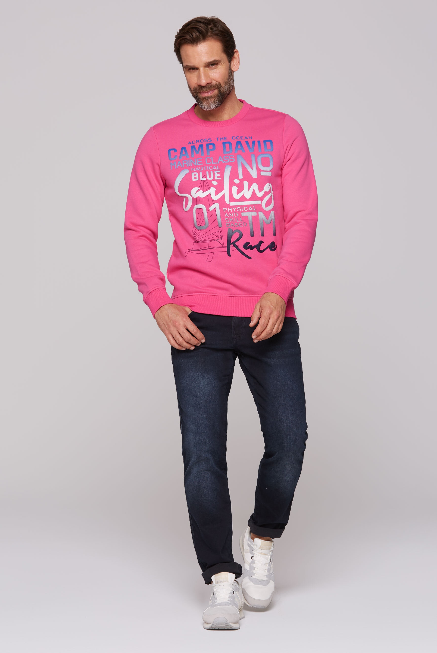 CAMP DAVID Sweater, mit weicher Innenseite
