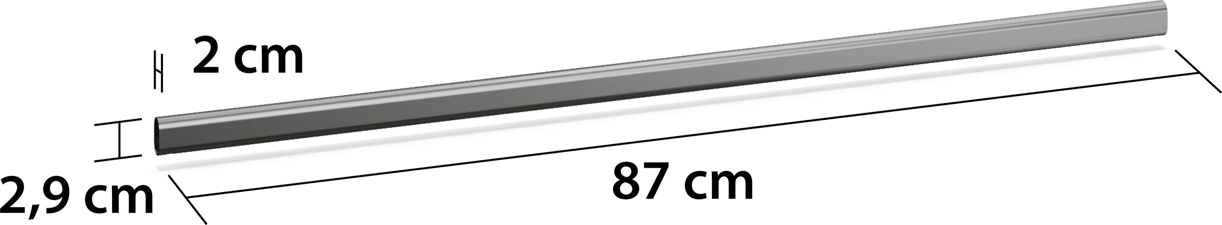 rauch Kleiderstange »Zubehör für Rauch-Schränke« Breite 87 cm, für Rauch-Schränke mit Element-Breite 90 cm