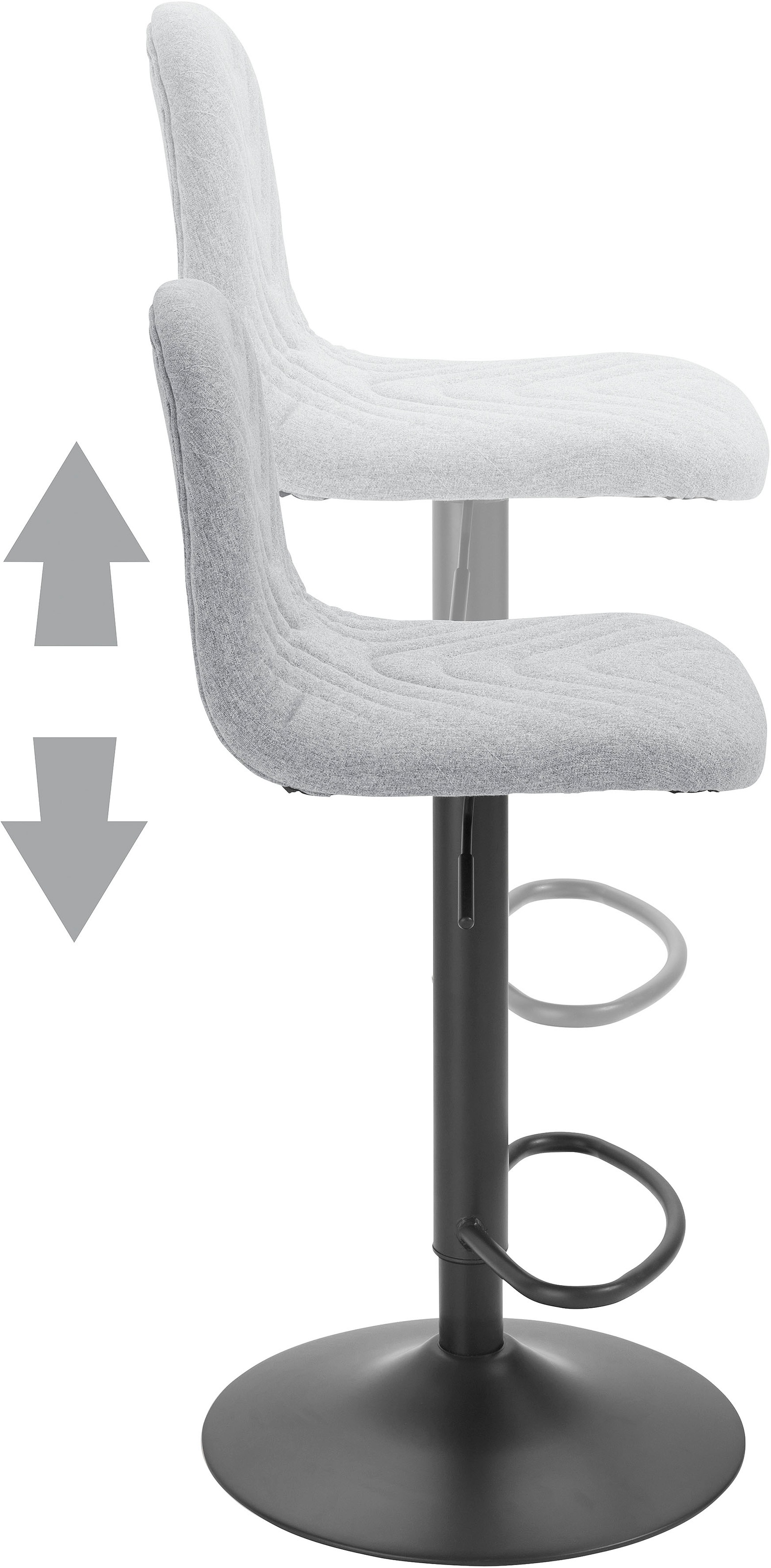 Homexperts Bargruppe »Nika-Circus 2«, (Set, 3 tlg., Tisch mit 2 Barhockern)