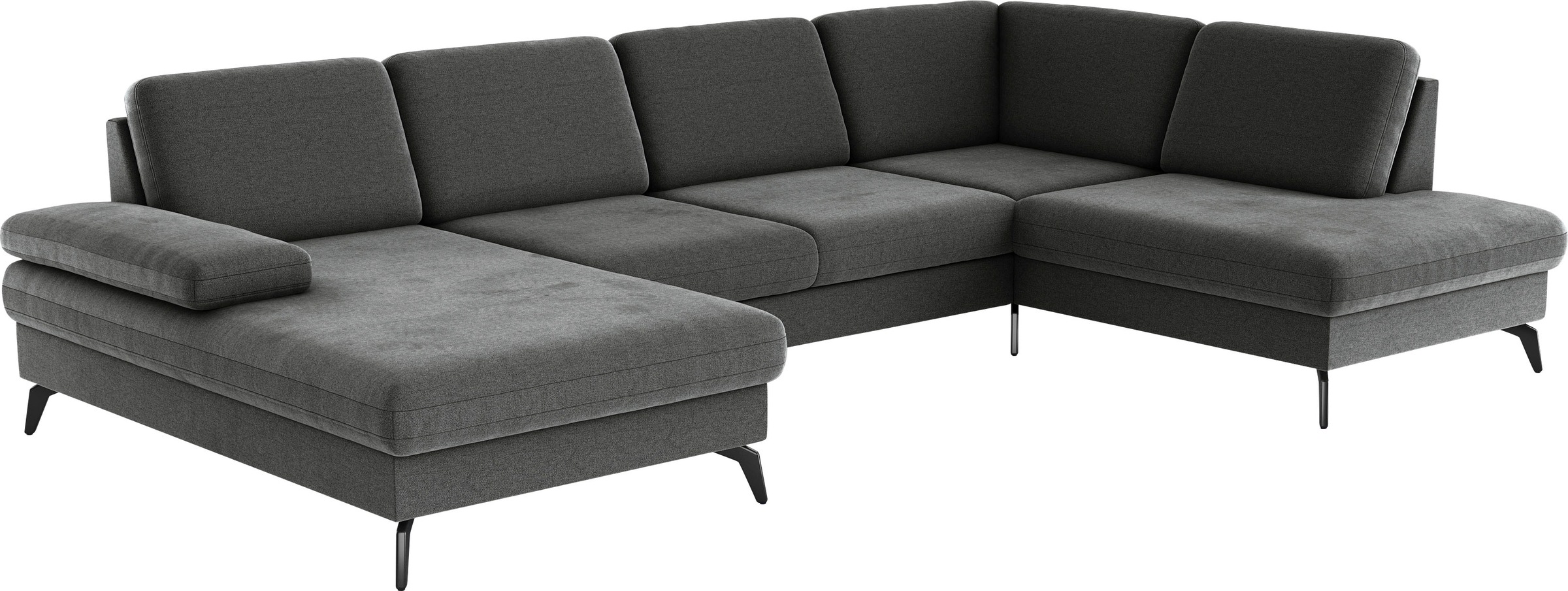Thumbnail - sit&more Wohnlandschaft "Morris U-Form, inkl. Sitztiefenverstellung", wahlweise mit Armteilverstellung, Bettfunktion & B...