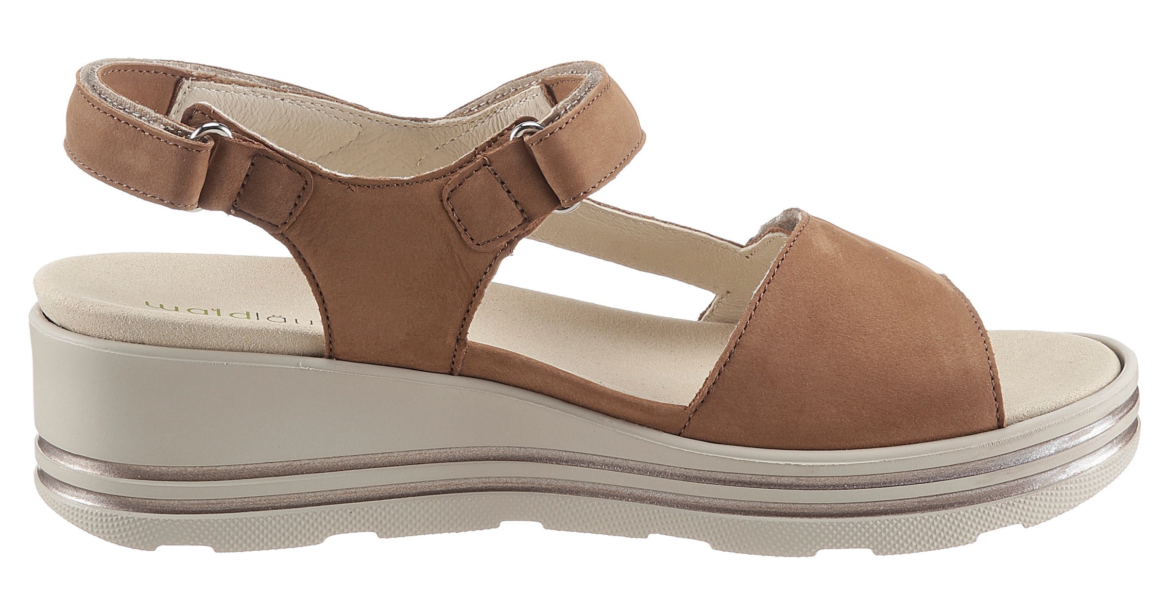 Waldläufer Riemchensandale »H-MICHELLE«, Sommerschuh, Sandalette, Keilabsatz, mit Luftkammernsohle, H-Weite