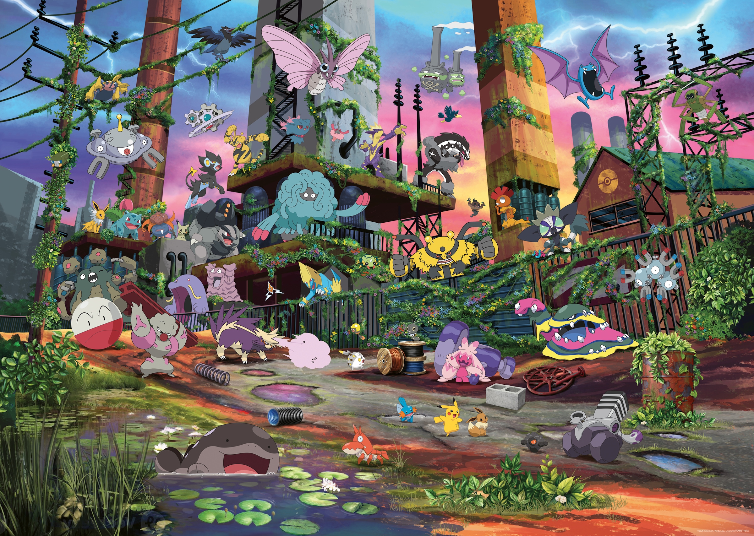 Ravensburger Puzzle »Pokémon, Jolteon and Reclaimed Power Plant« Made in Germany