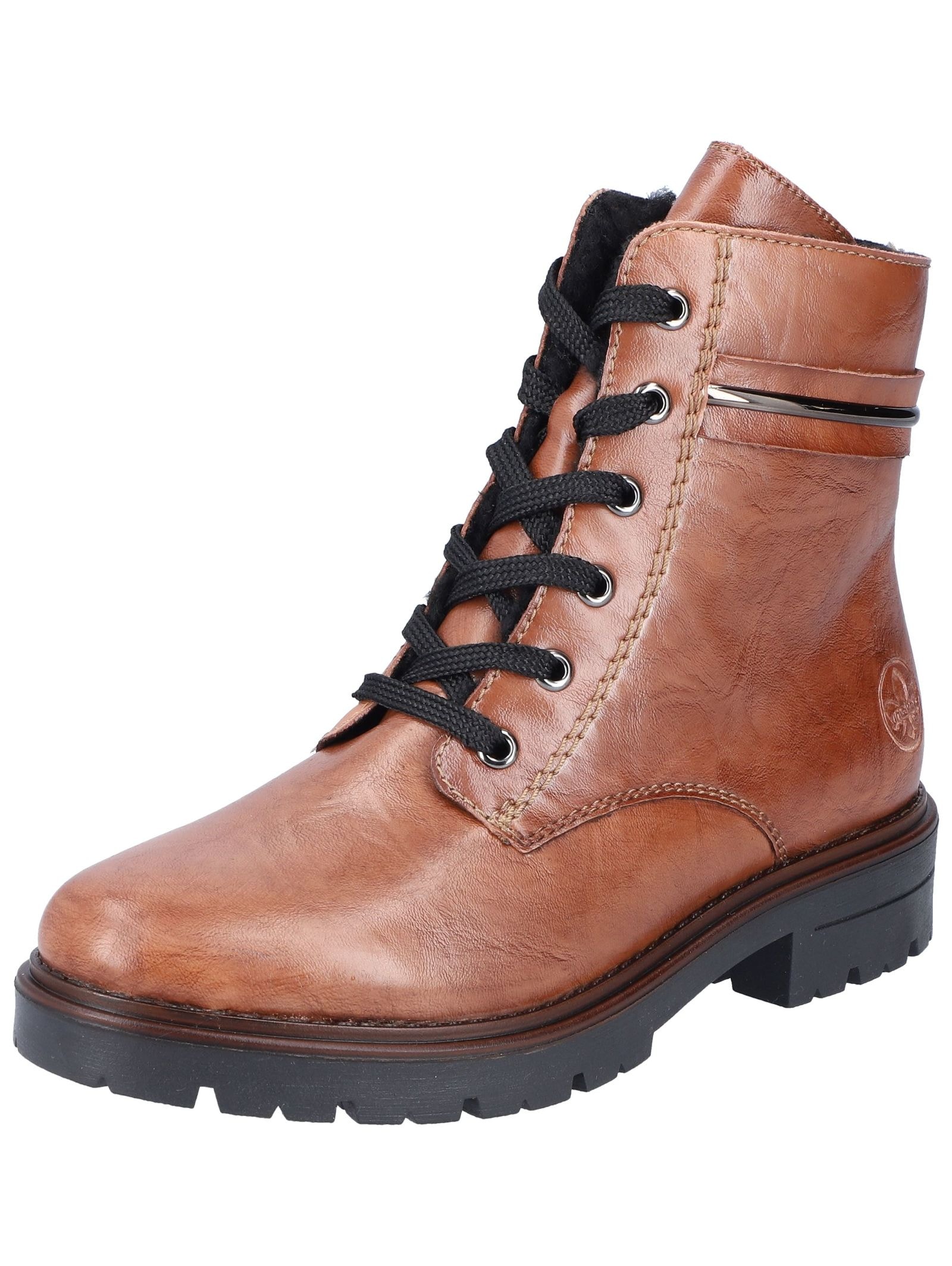 Rieker Schnürstiefelette "Rieker Stiefelette Lederimitat" günstig online kaufen