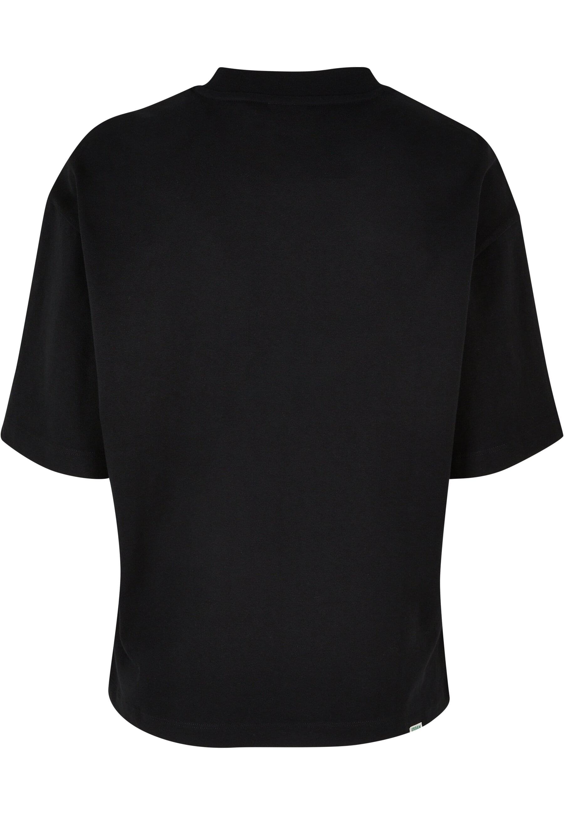 URBAN CLASSICS Kurzarmshirt "Urban Classics Damen Ladies Organic Heavy Slit günstig online kaufen