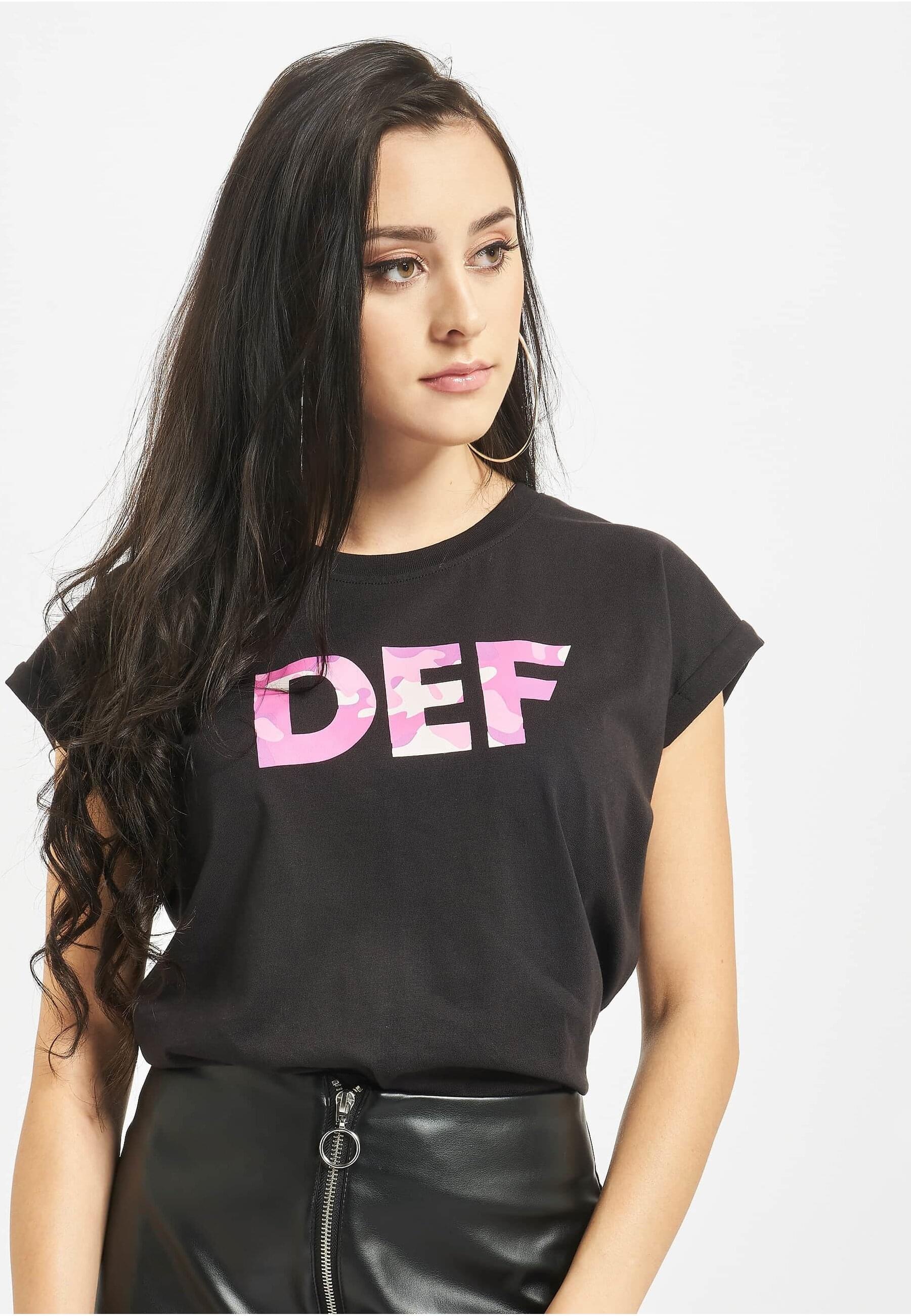 DEF T-Shirt »DEF Damen DEF Signed T-Shirt«, (1 tlg.)