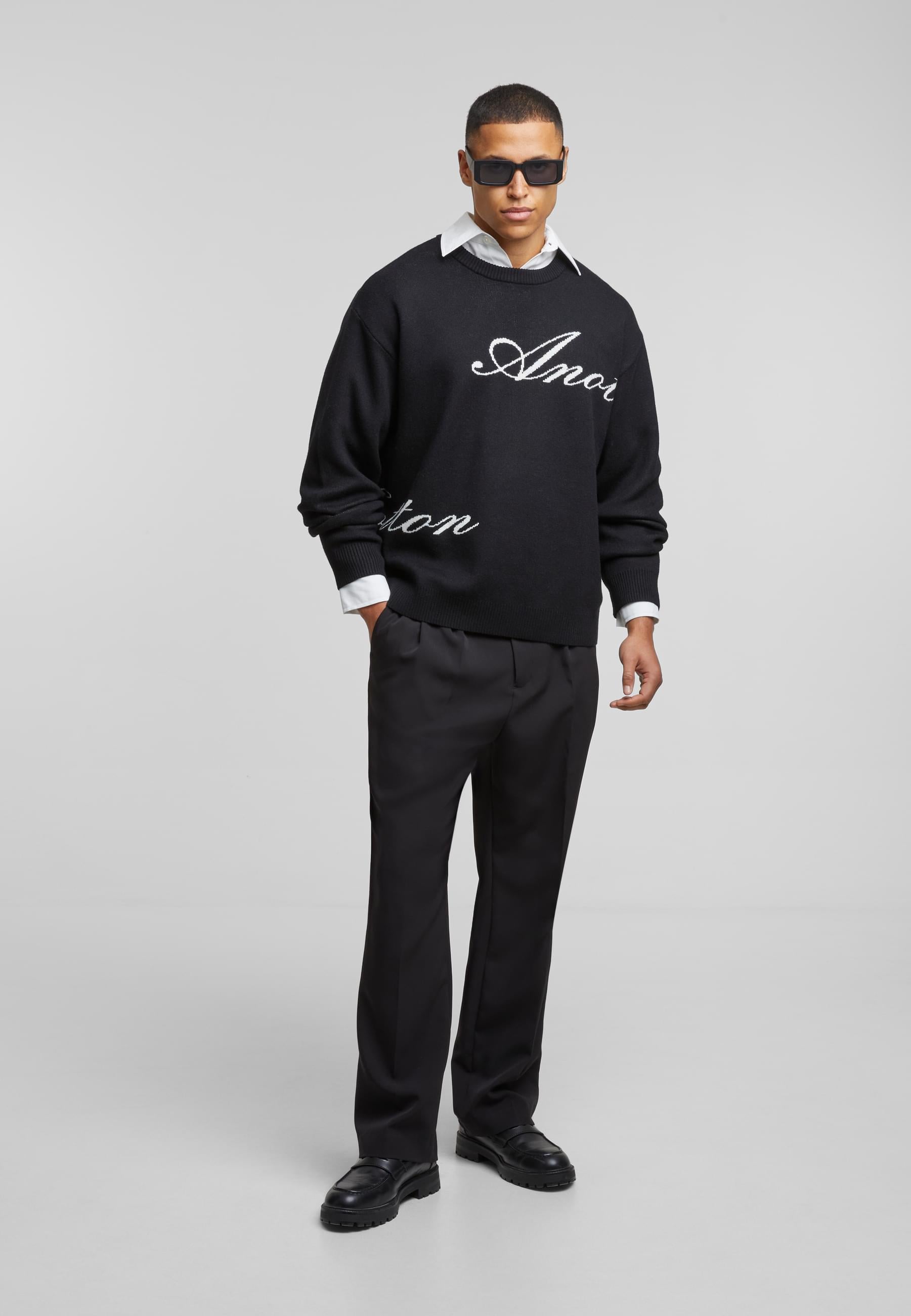 Another Cotton Lab Rundhalspullover »Another Cotton Lab Signature Knit Sweater«, (1 tlg.)