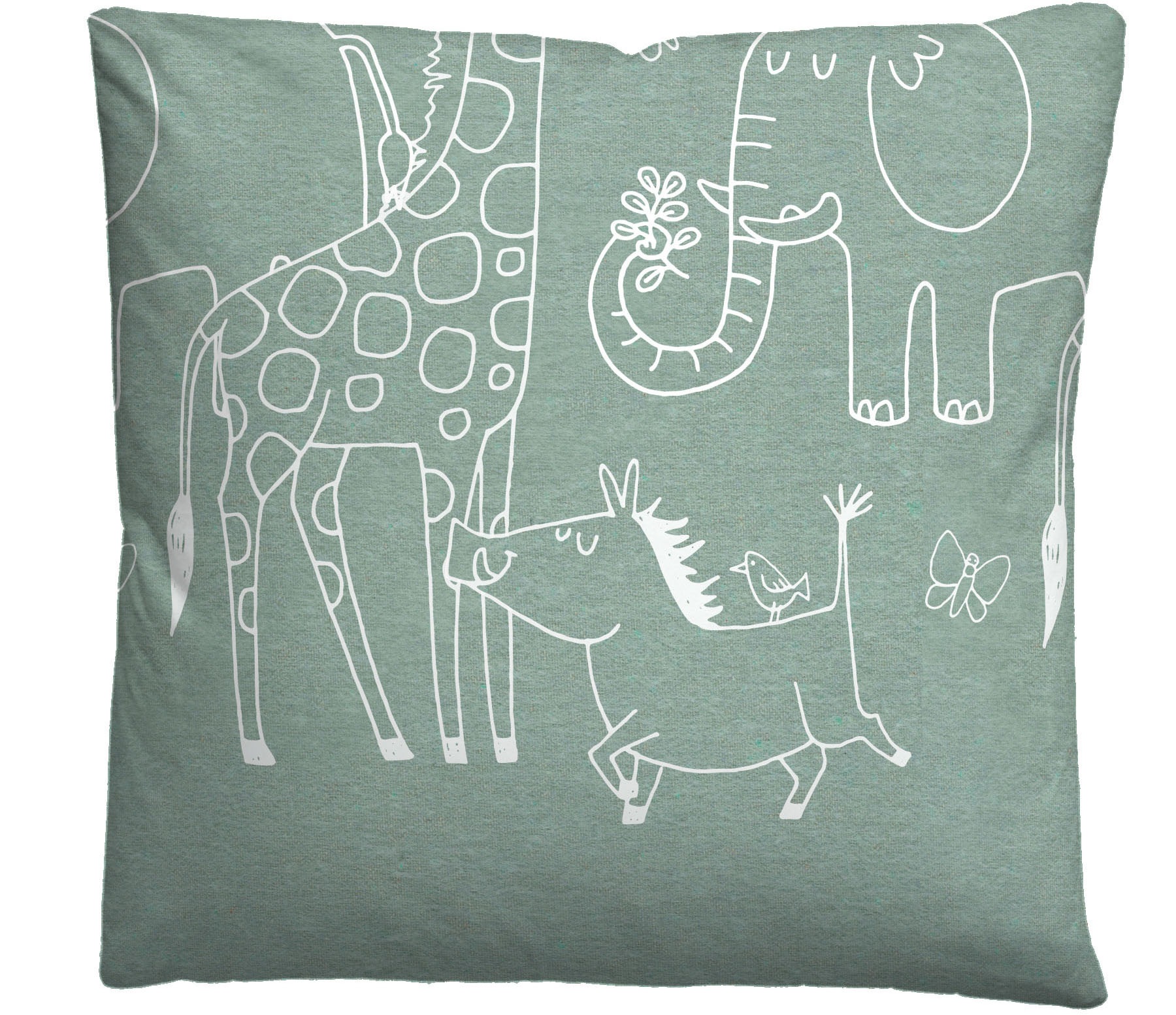 Biberna Kinderbettwäsche »0840520«, kuschelig warm, samtweich, Melange, 100% Baumwolle, made in Germany