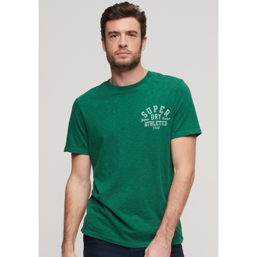 Superdry T-Shirt »ATHLETIC COLLEGE GRAPHIC TEE«