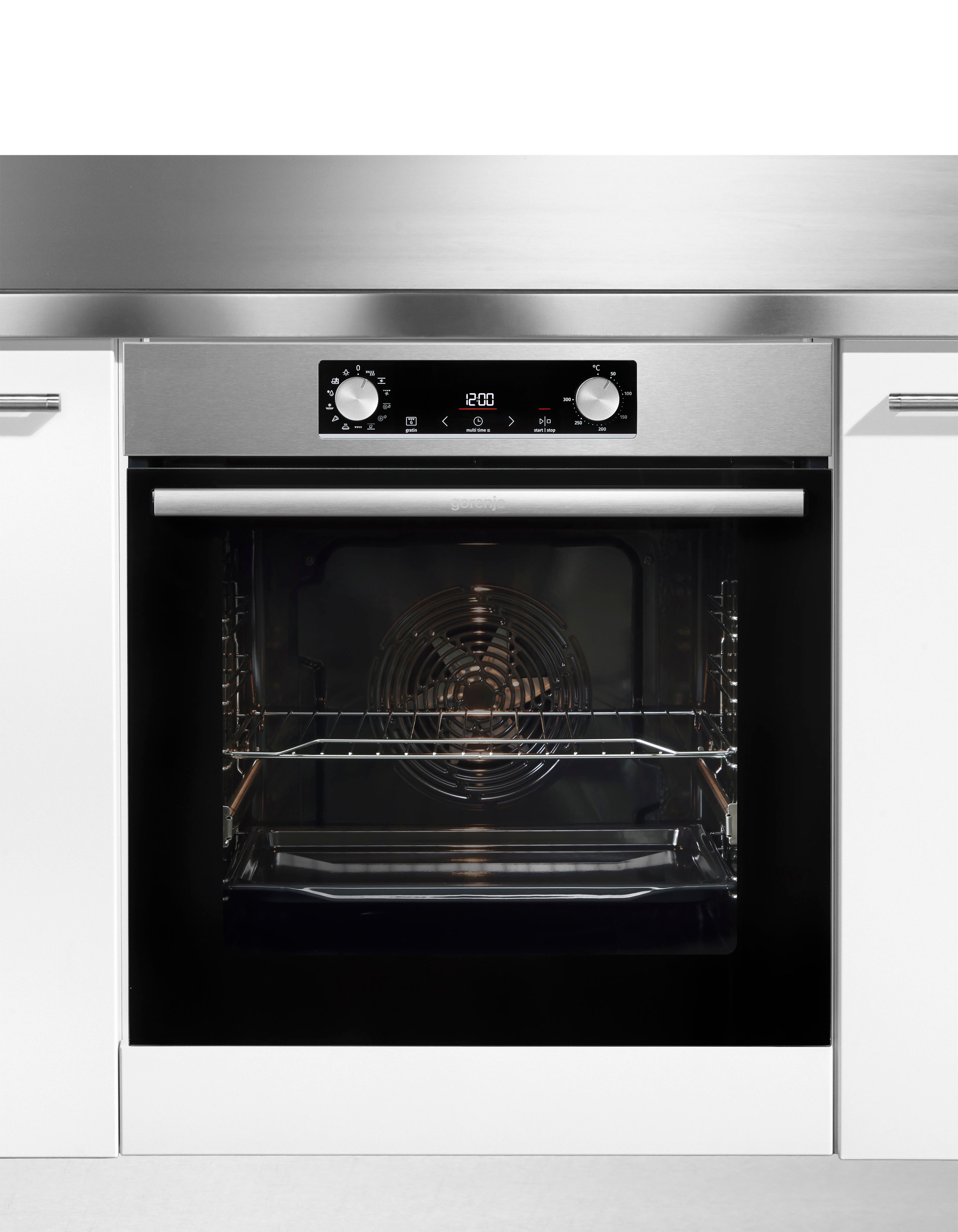 GORENJE Backofen-Set »BOS6737E06X«, mit 1-fach-Teleskopauszug, AirFry-Funktion