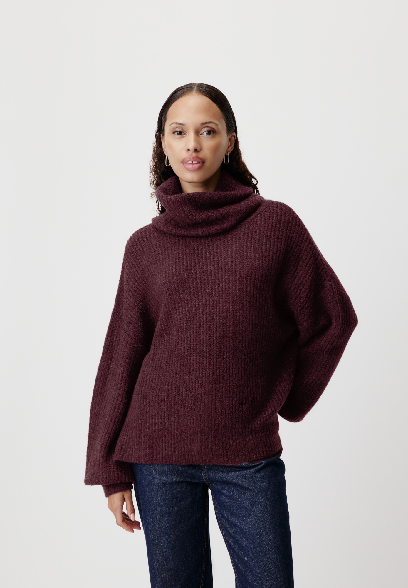 LeGer Strickpullover "Jarine, LeGer by Lena Gercke" Loose fit mit Rundhalsausschnitt