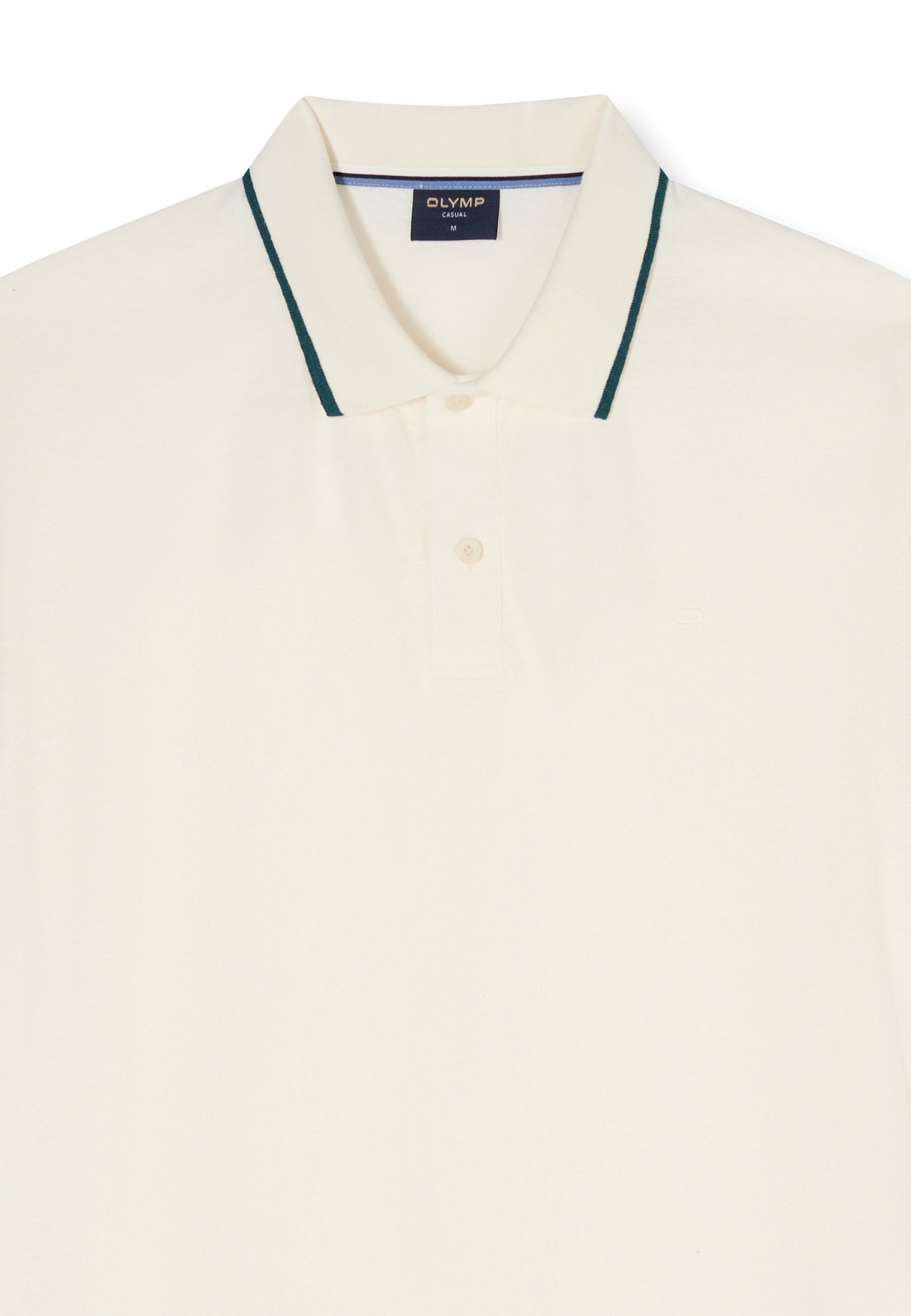 OLYMP Casual Wirk Polo Shirt Women Off White XL 6
