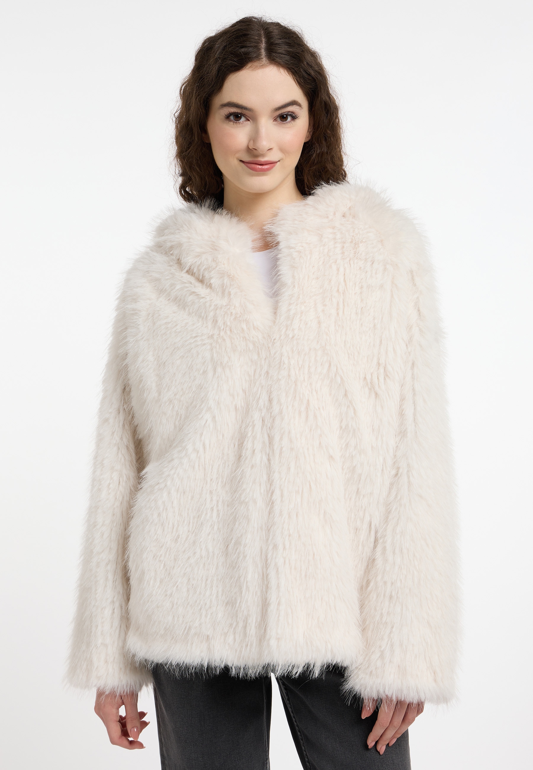 Outdoorjacke »Fake Fur Jacket / Melody«, mit Reißverschluss