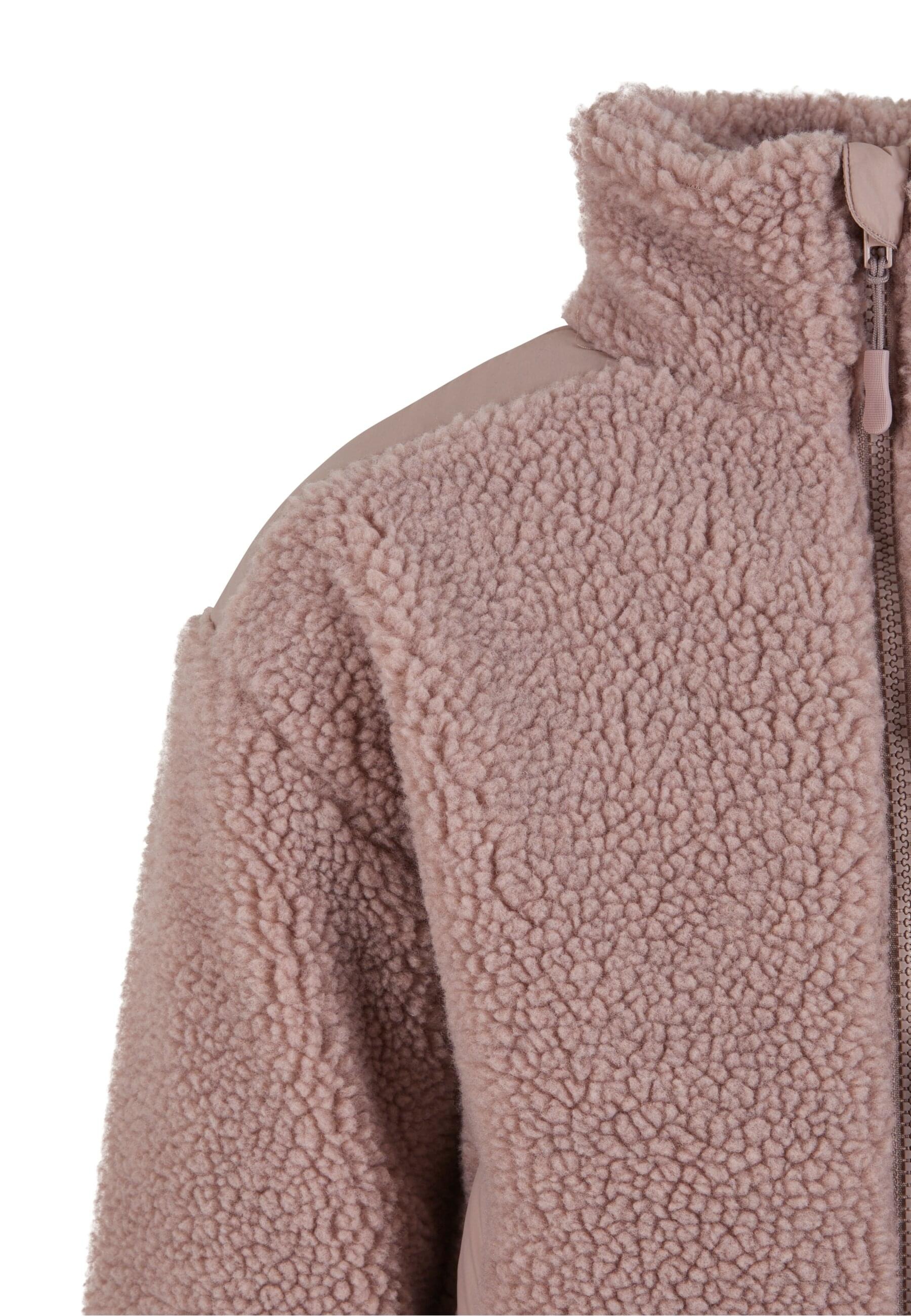 URBAN CLASSICS Winterjacke »Urban Classics Girls Sherpa Mix Jacket«, (1 St.), ohne Kapuze