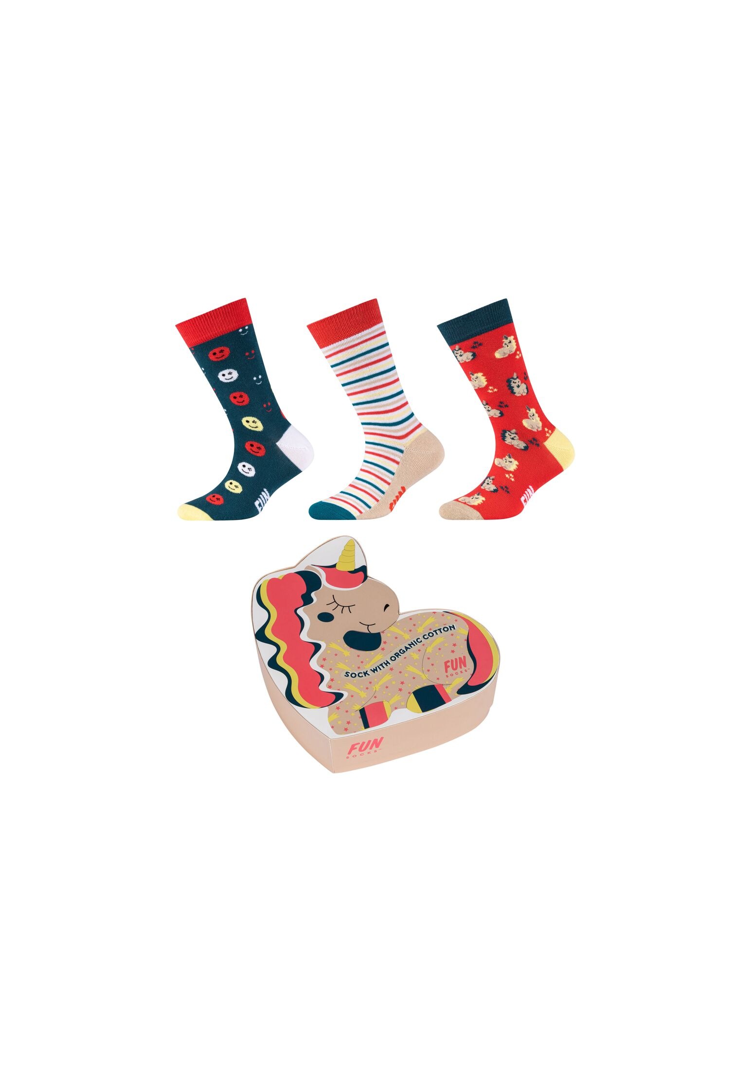 Fun Socks Socken "Sockenbox 3er Pack"