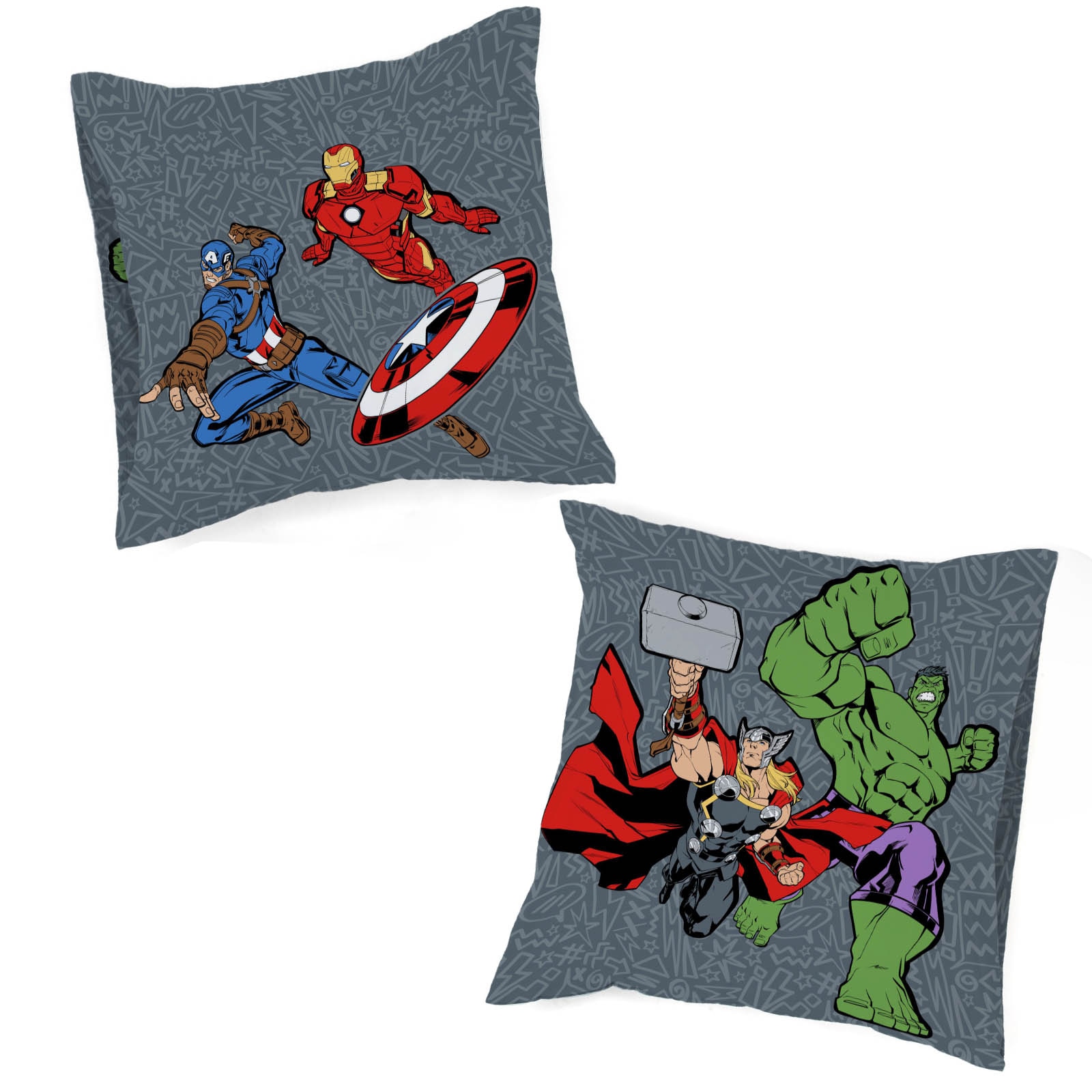 MARVEL Kinderbettwäsche »Avengers Don't Sweat« 2 100% Baumwolle