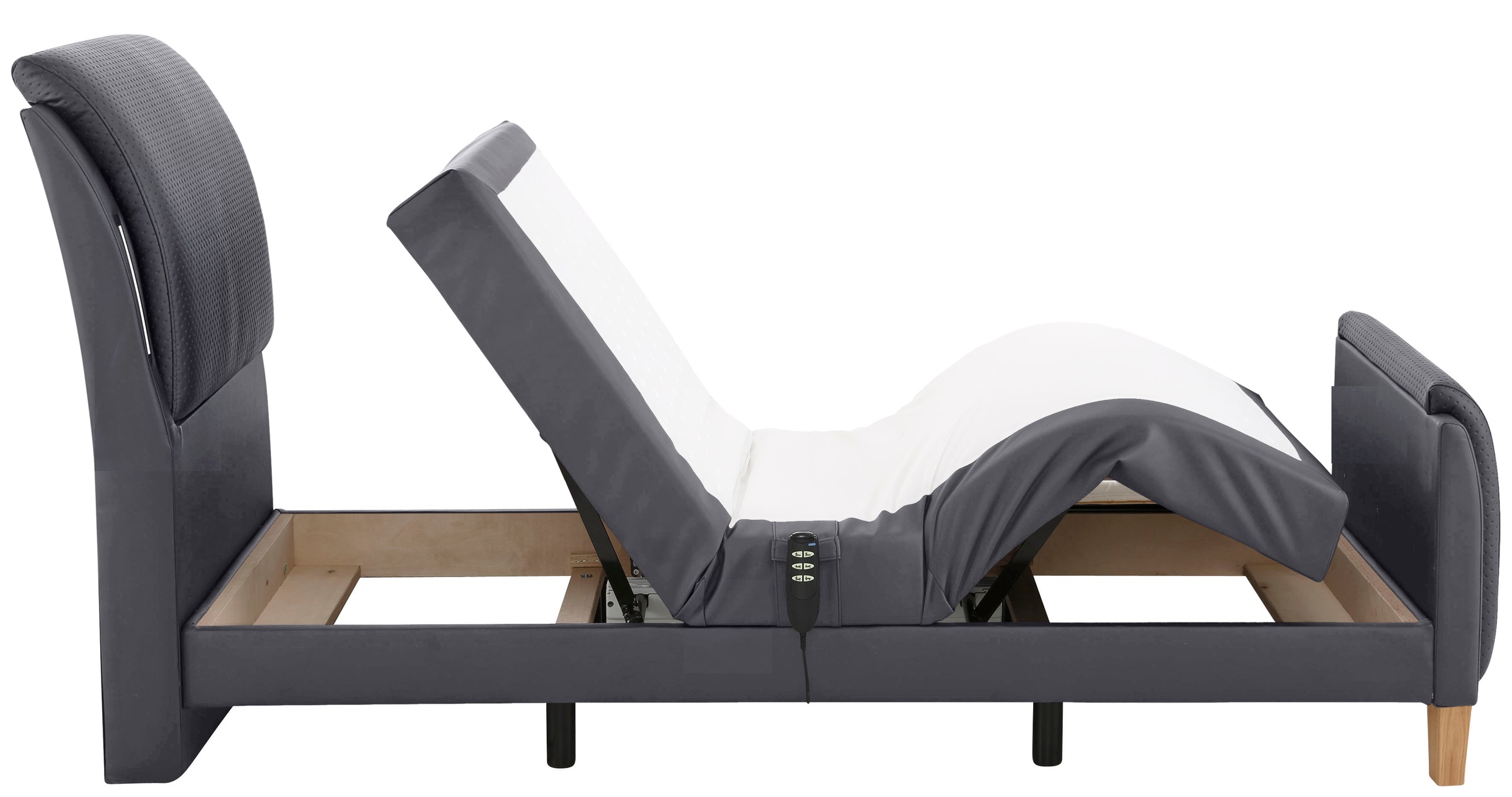 Thumbnail - Home affaire Boxspringbett "Messina2" Liegekomfort elektrisch Verstellbar