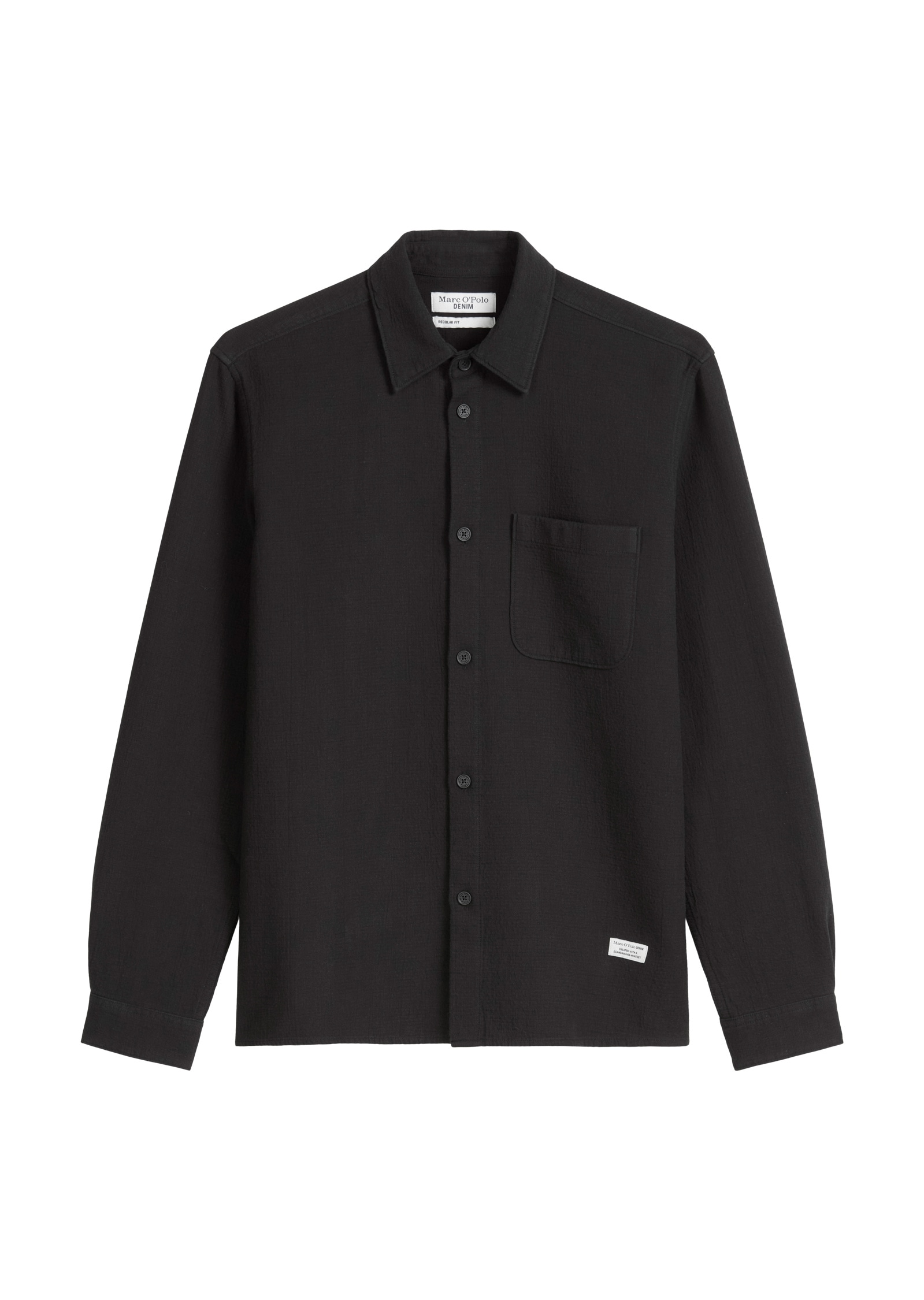 Marc O'Polo DENIM Langarmhemd »mit feiner Struktur«