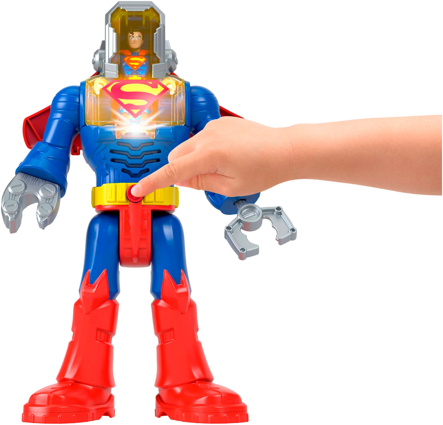 Mattel® Actionfigur »Imaginext DC Super Friends Superman Insider im Exo-Anzug«