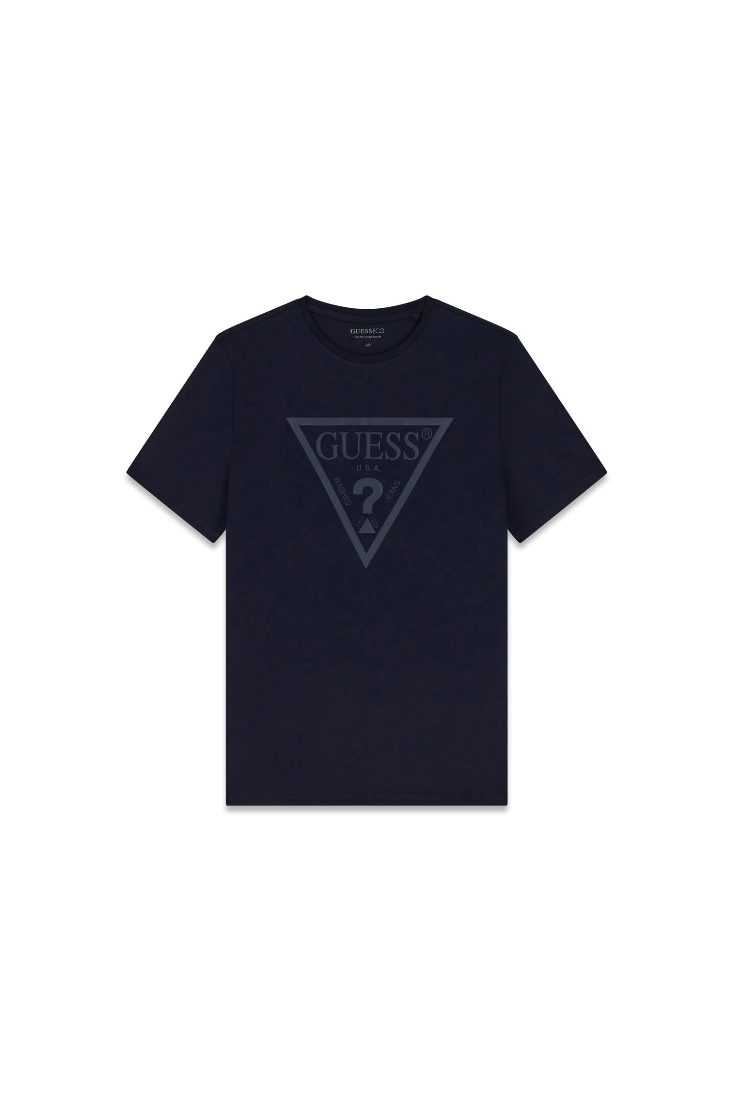 Guess Bleu T-Shirt Core Triangle Logo - Bild 2