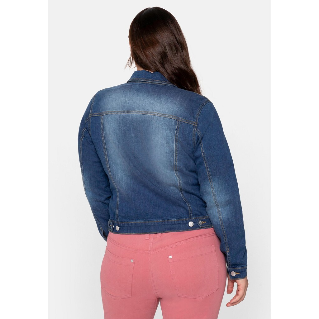 sheego by Joe Browns Jeansjacke »Große Größen«, ohne Kapuze