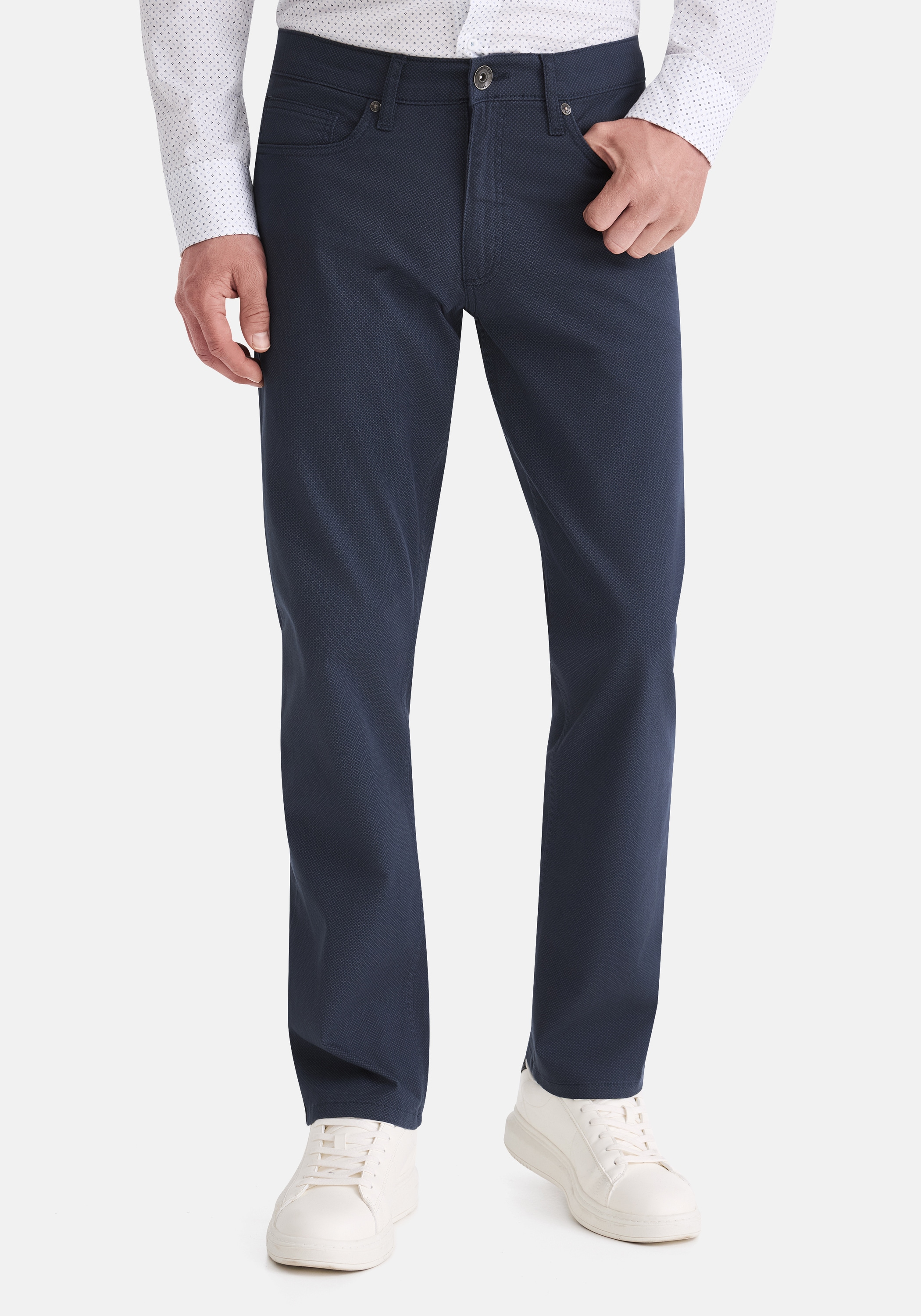 Stooker Men "Frisco Print Straight Fit Jeans" Straight Fit Casual Clean Wash Twill Coloured Comfort Flex für Herren