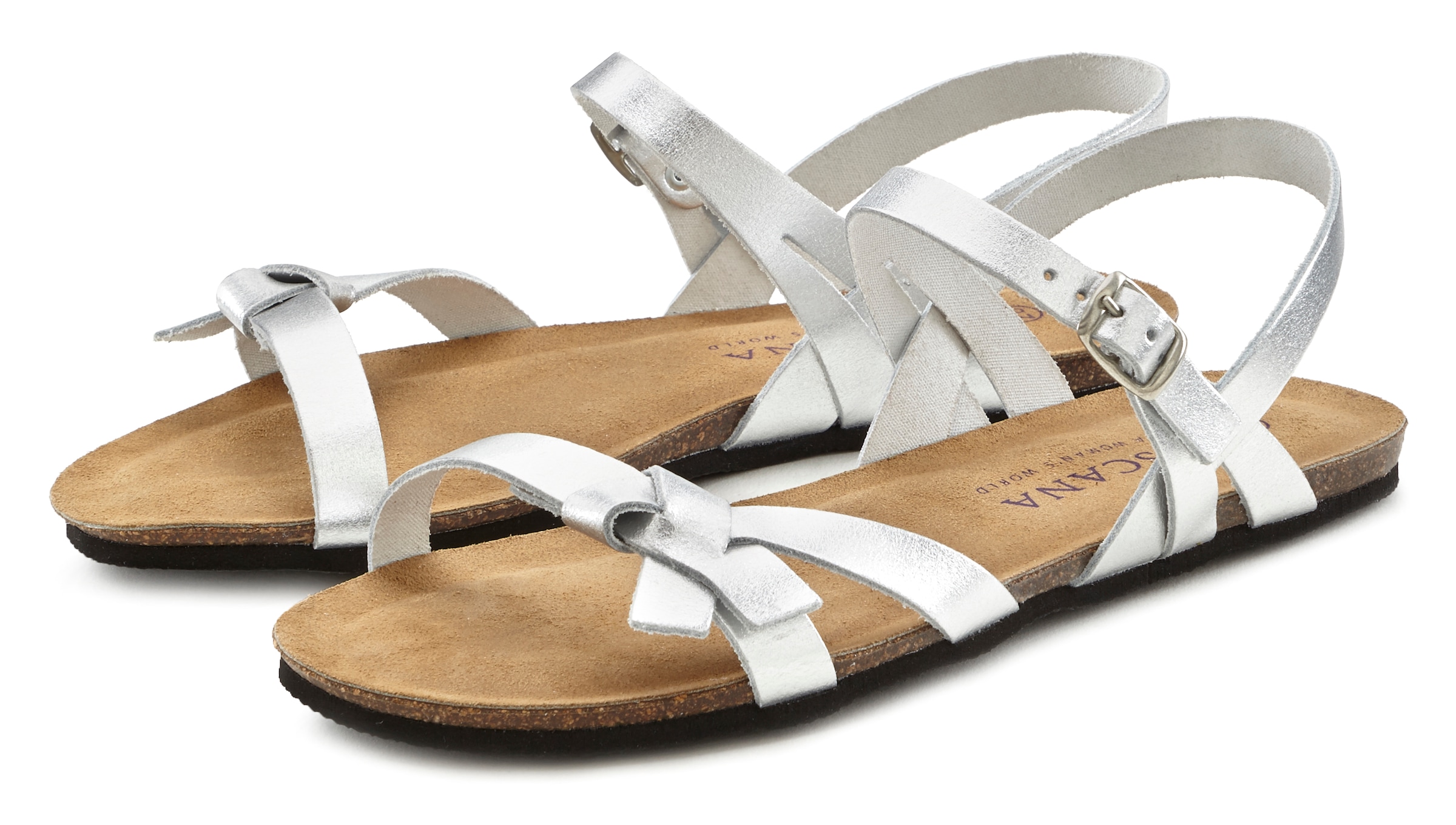 Sandale, Sandalette, Sommerschuh aus Leder