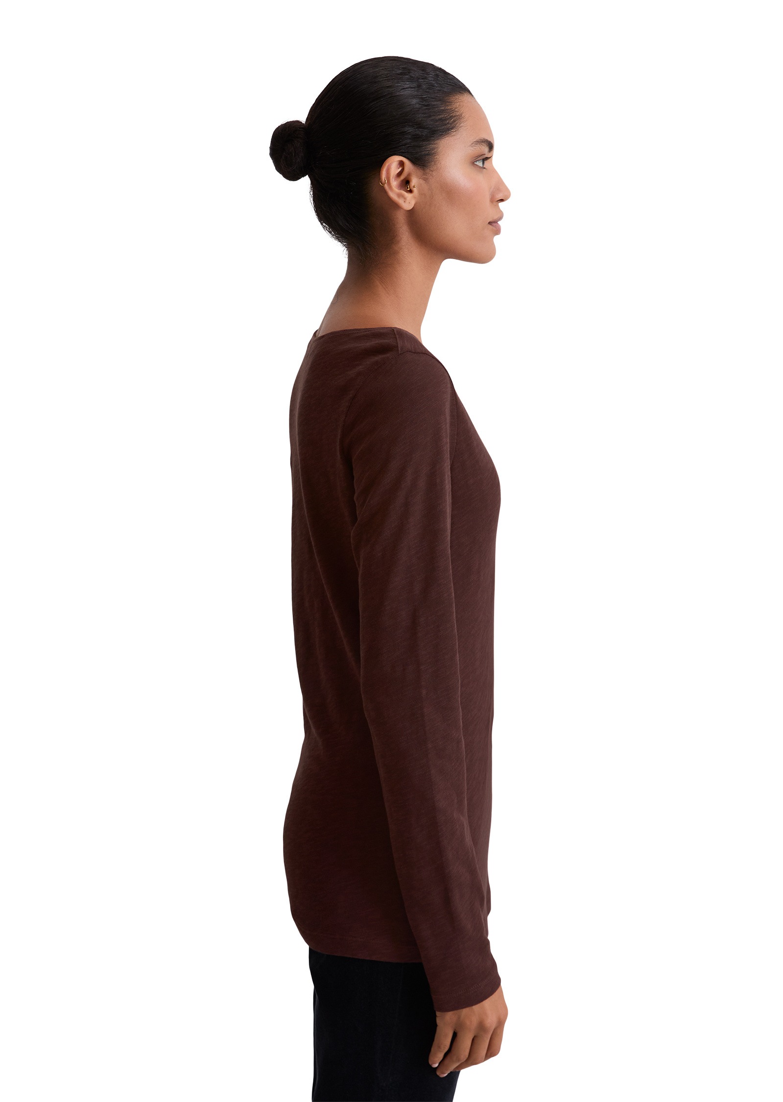 Marc OPolo Langarmshirt "aus Organic Cotton-Qualität" günstig online kaufen