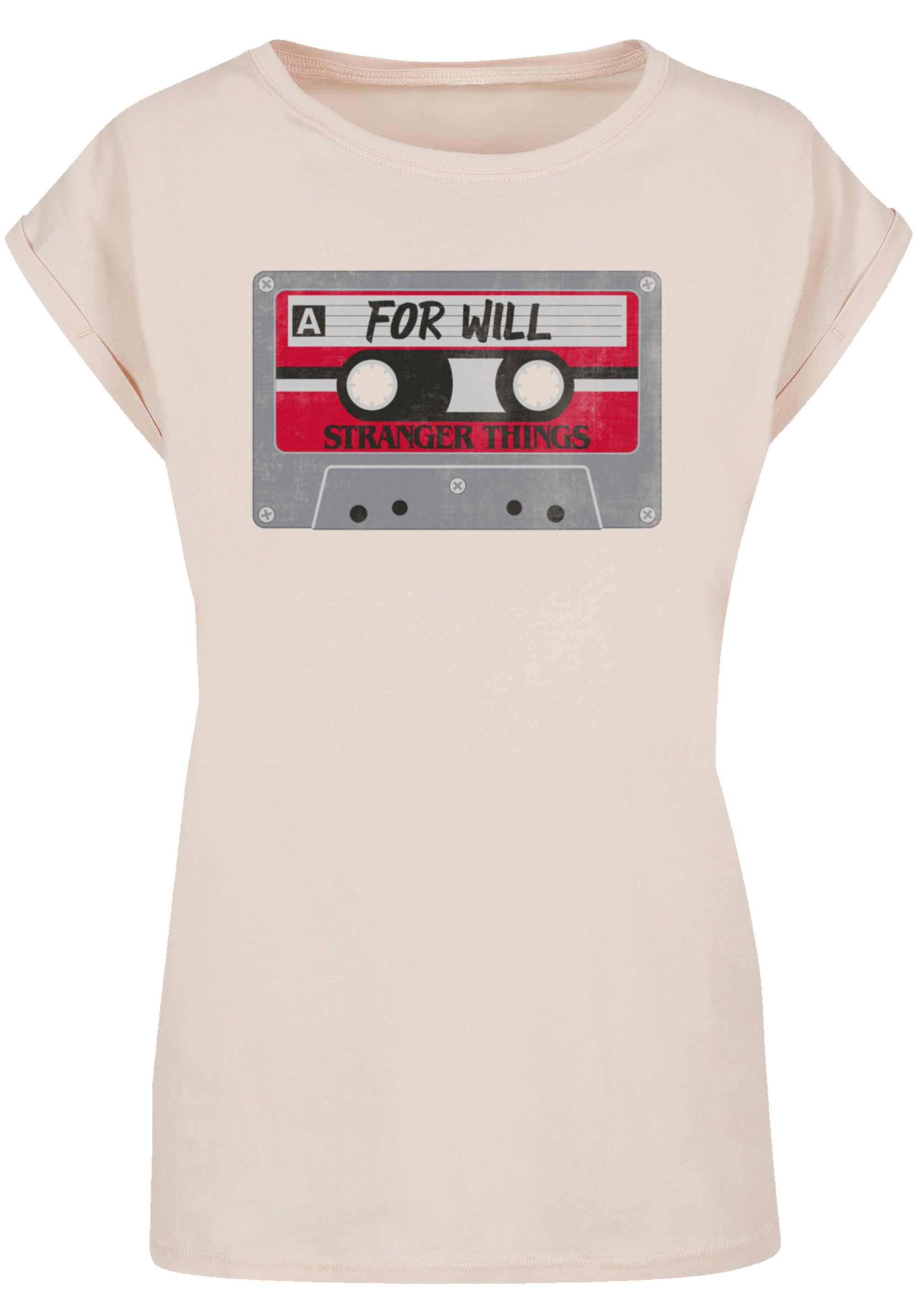 F4NT4STIC T-Shirt »Stranger Things Cassette For Will«, Premium Qualität