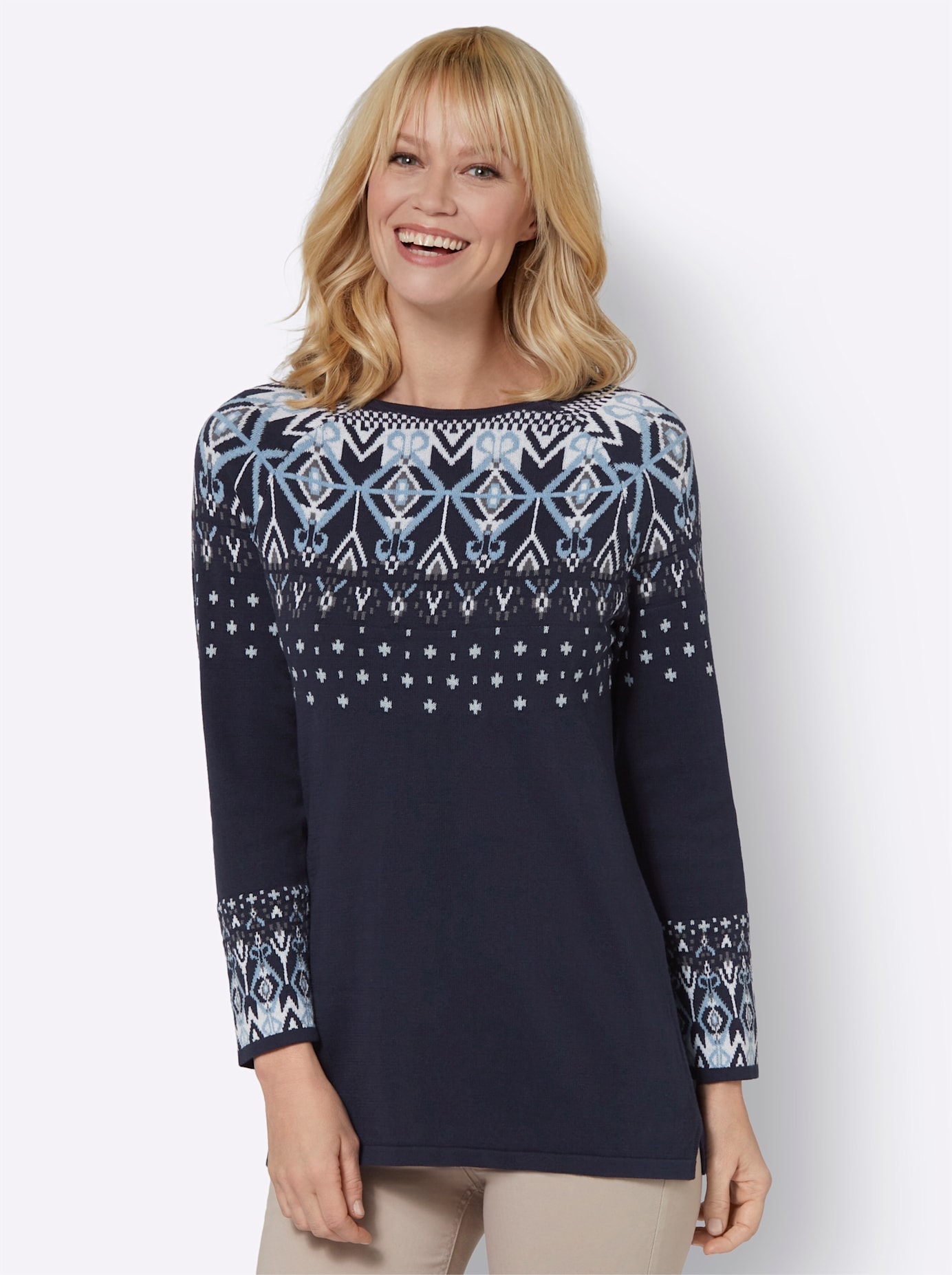 Ambria Rundhalspullover »Pullover«