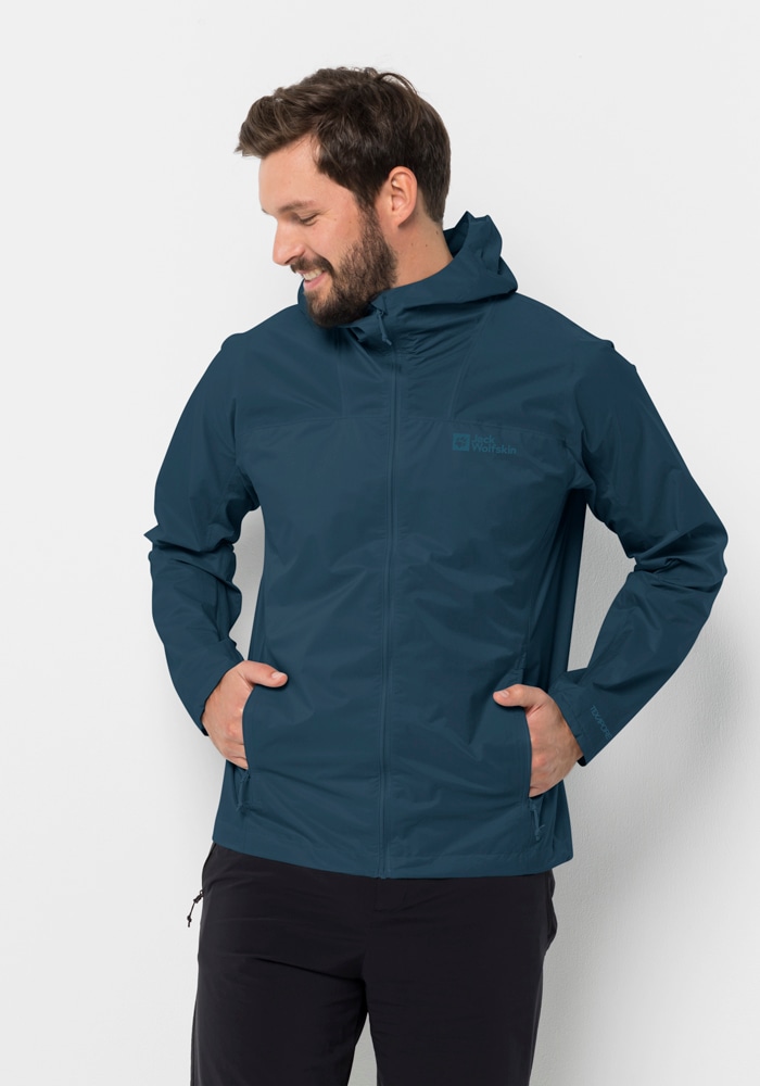 Jack Wolfskin Outdoorjacke "PRELIGHT 2.5L JKT M", mit Kapuze