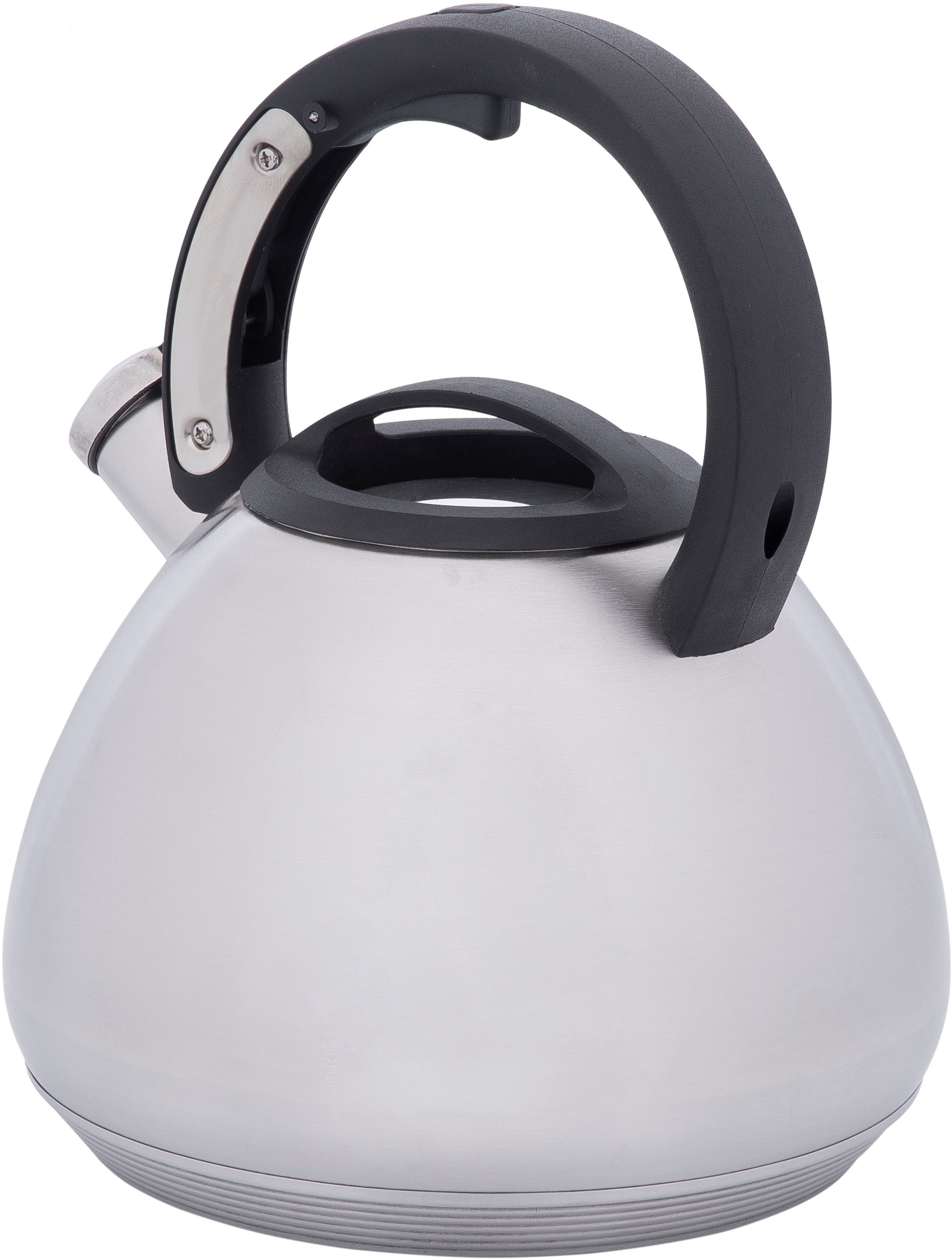RESTO Kitchenware Wasserkessel »Lyra, Flötenkessel 2,7 l mit wärmespeicherndem Boden im Geschenkkarton«, Edelstahl, (1 tlg.), mit ergonomischem, wärmeableitenden Bakelit-Griff