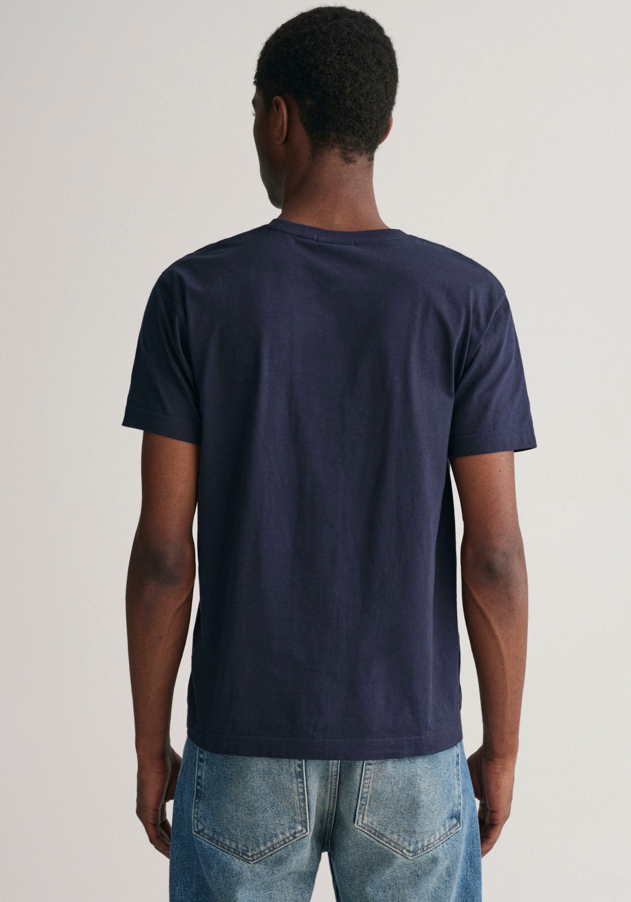 BAUR Friday mit »SLIM T-Shirt Logostickerei | auf SHIELD Brust T-SHIRT«, Gant SS der Black