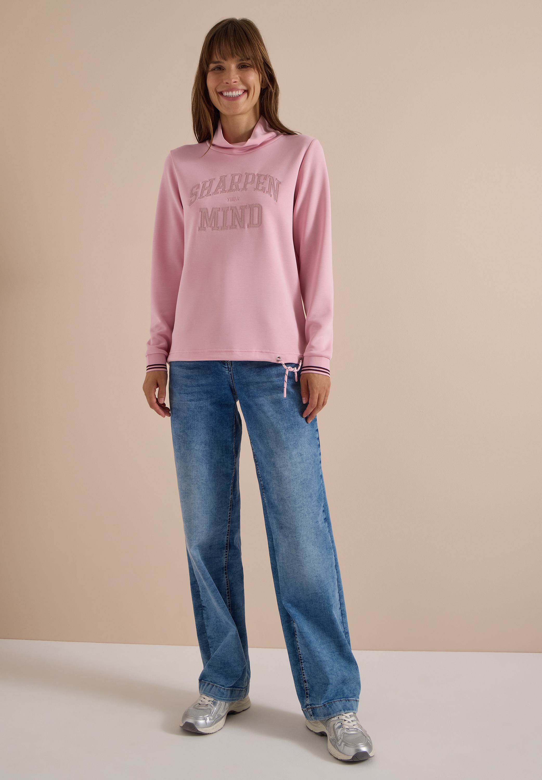 Cecil Langarmshirt mit Wording