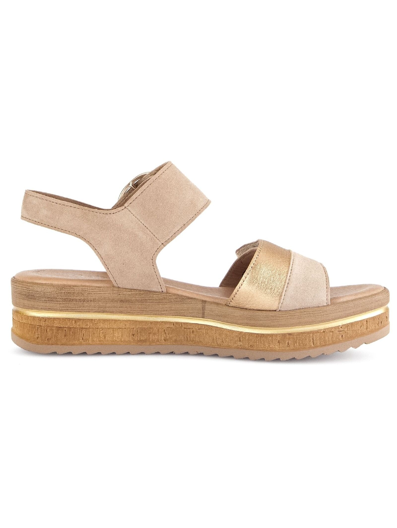Gabor Keilsandalette »Gabor Sandalen Veloursleder/Textil«