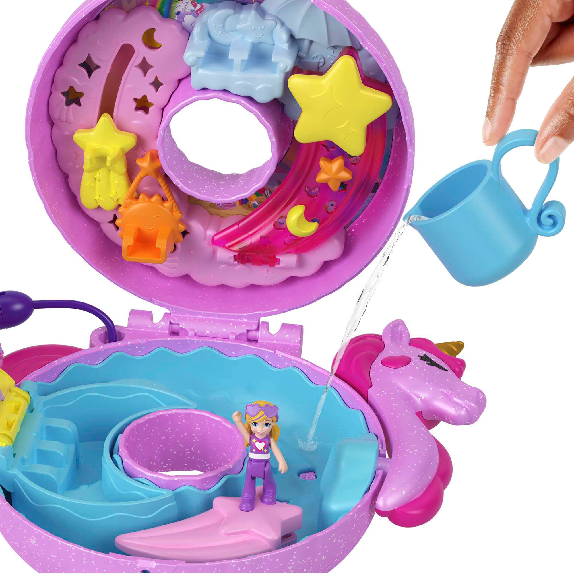 Polly Pocket Spielwelt »Sparkle Cove Adventure Einhornfloß«