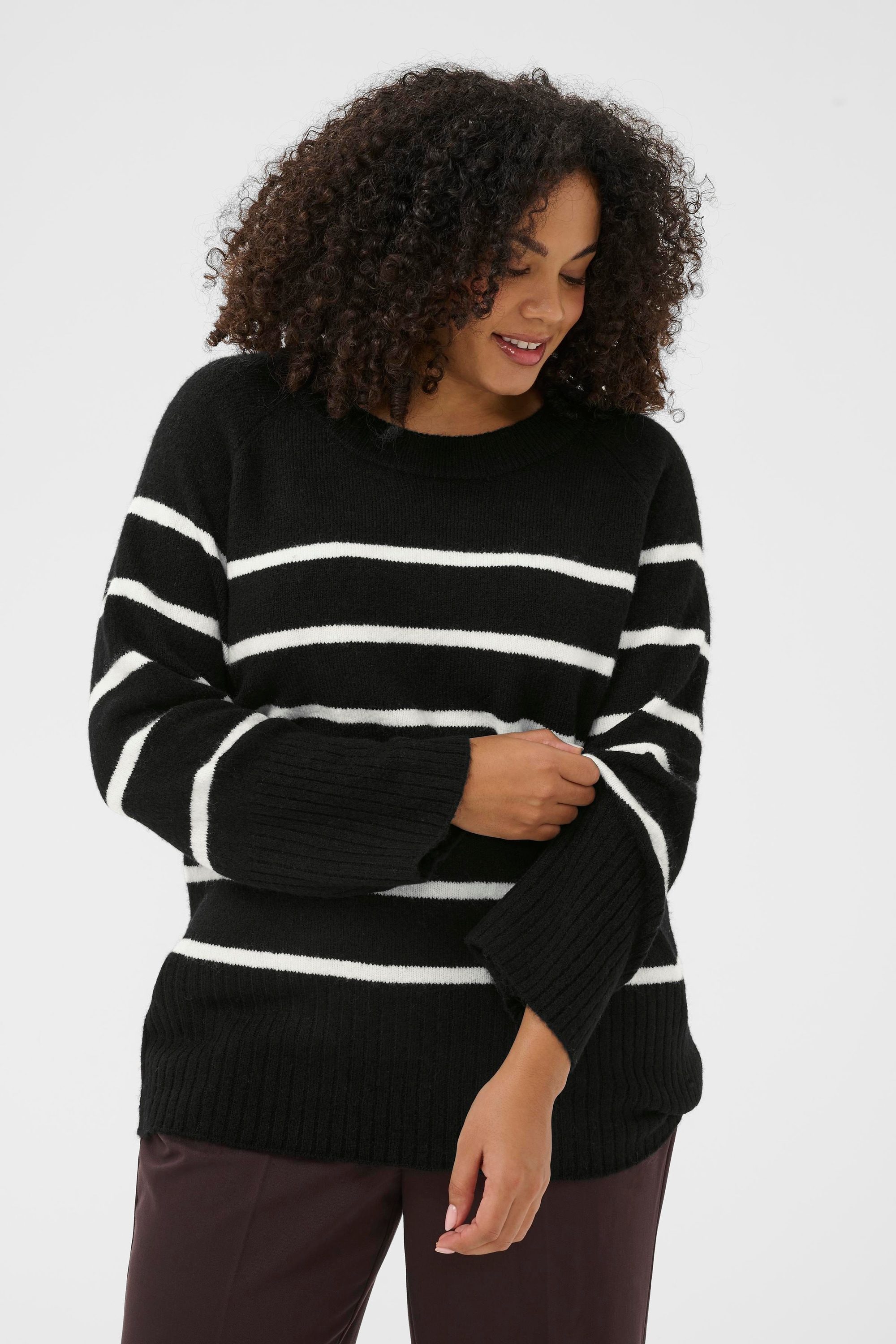 KAFFE Curve Strickpullover »Damen Strickpullover KCerina«