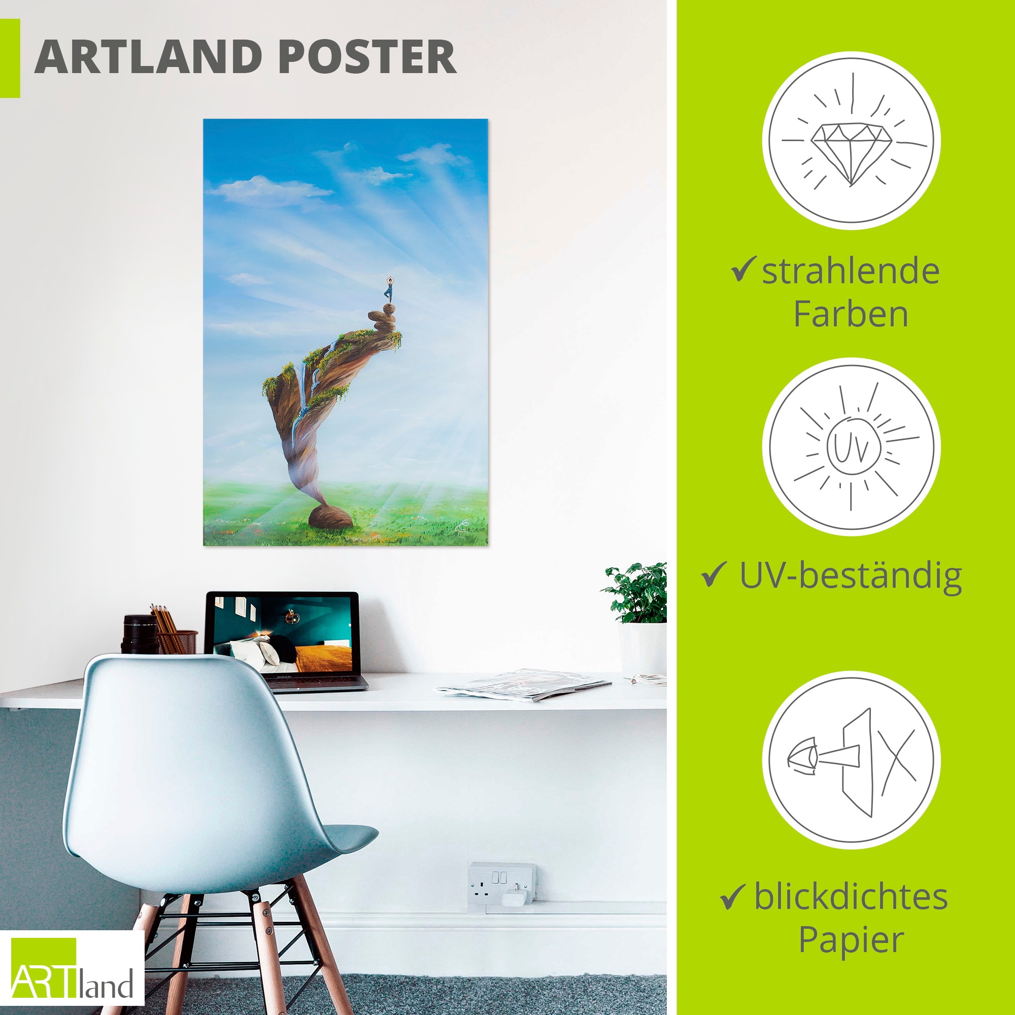 Artland Wandbild »Im Ausgleich« 1 Stk. tlg. als Alubild, Leinwandbild, Poster, Wandaufkleber in verschied. Größen
