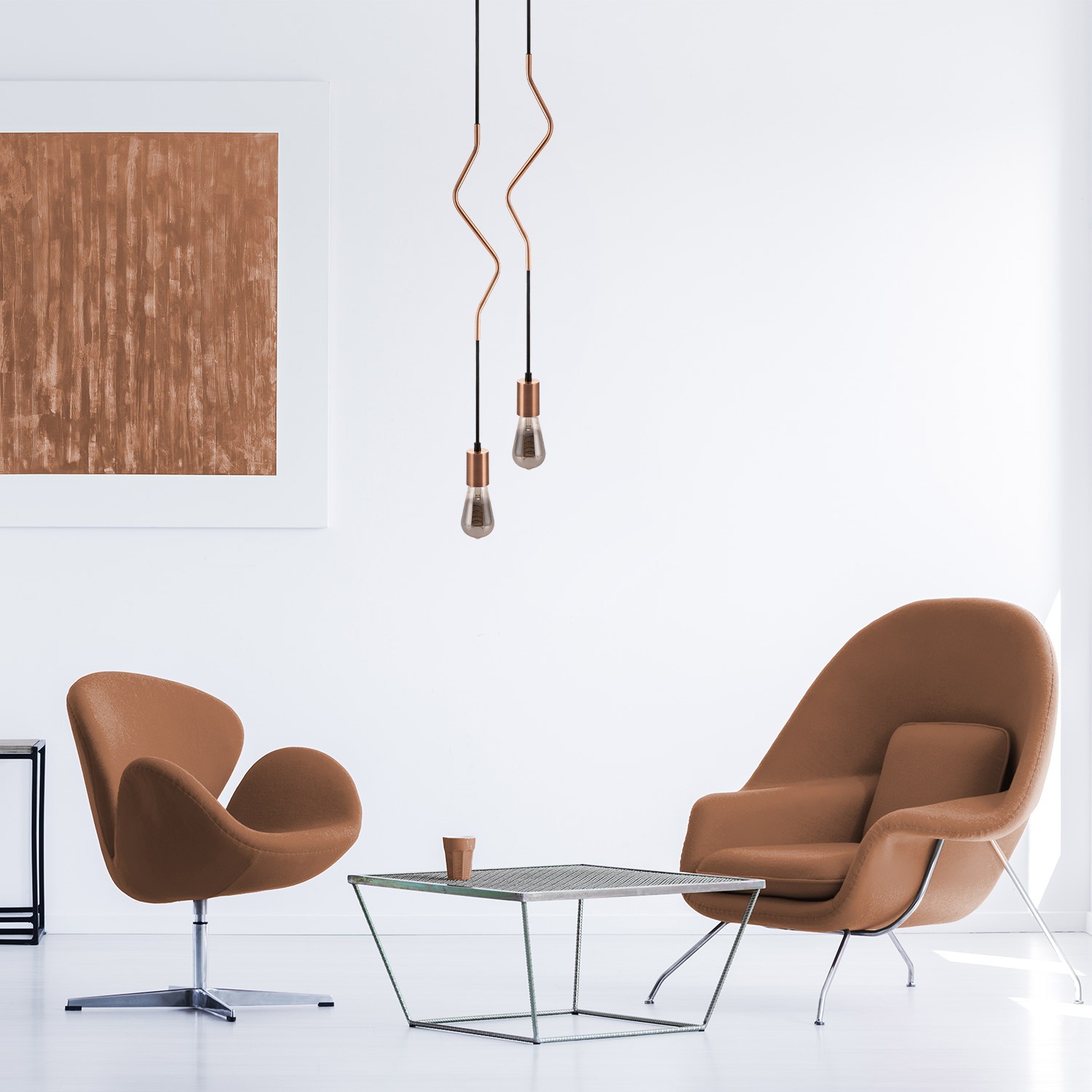 Paco Home Pendelleuchte »SNAKE« E27