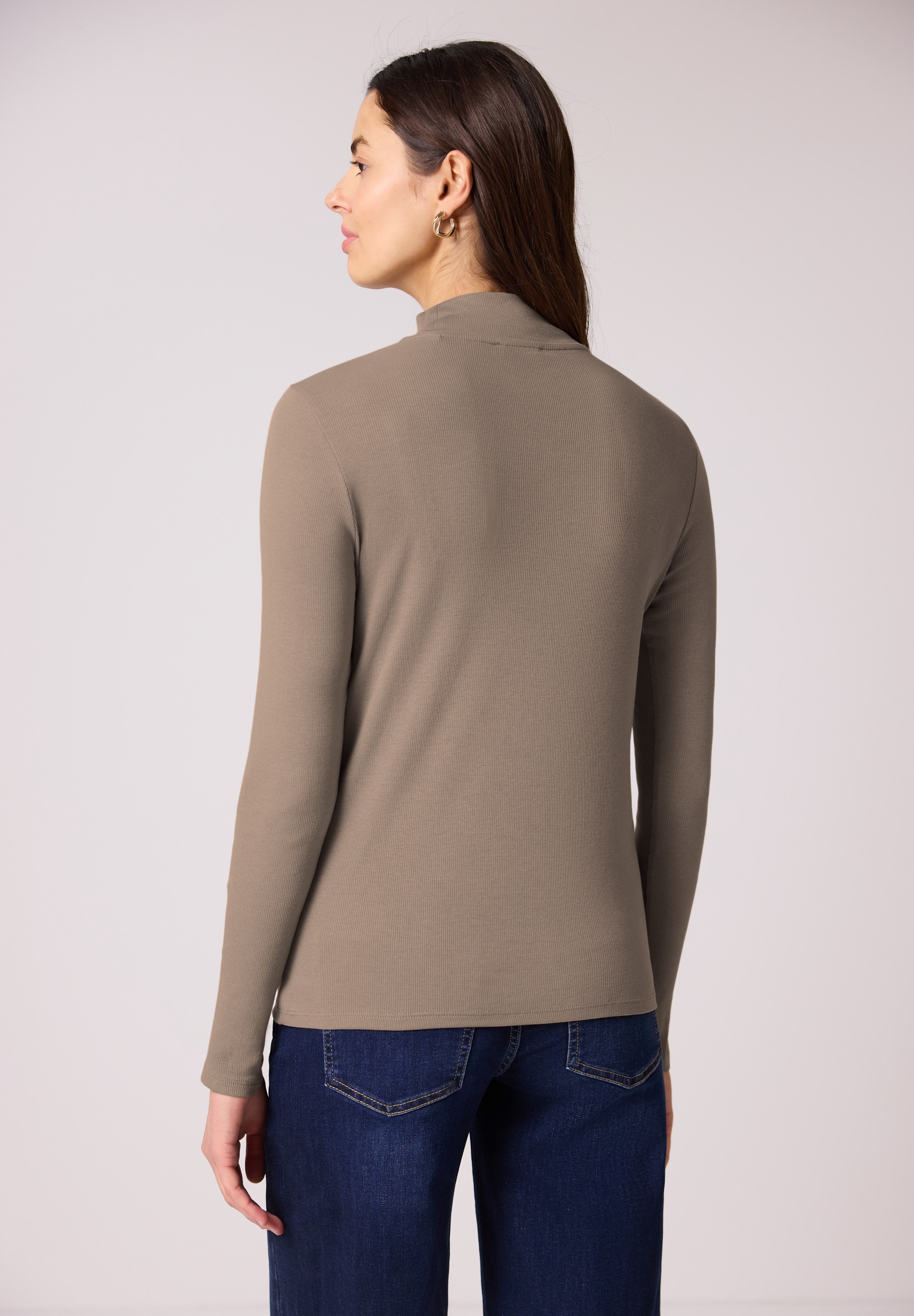 STREET ONE Langarmshirt im soften Baumwoll-Mix günstig online kaufen