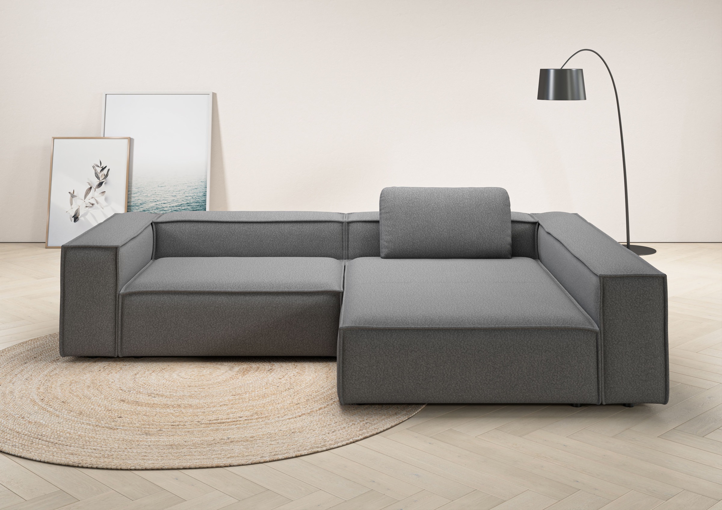 Home affaire Ecksofa "Watertown, moderne XXL L-Form, 306 cm breit" Komforta günstig online kaufen