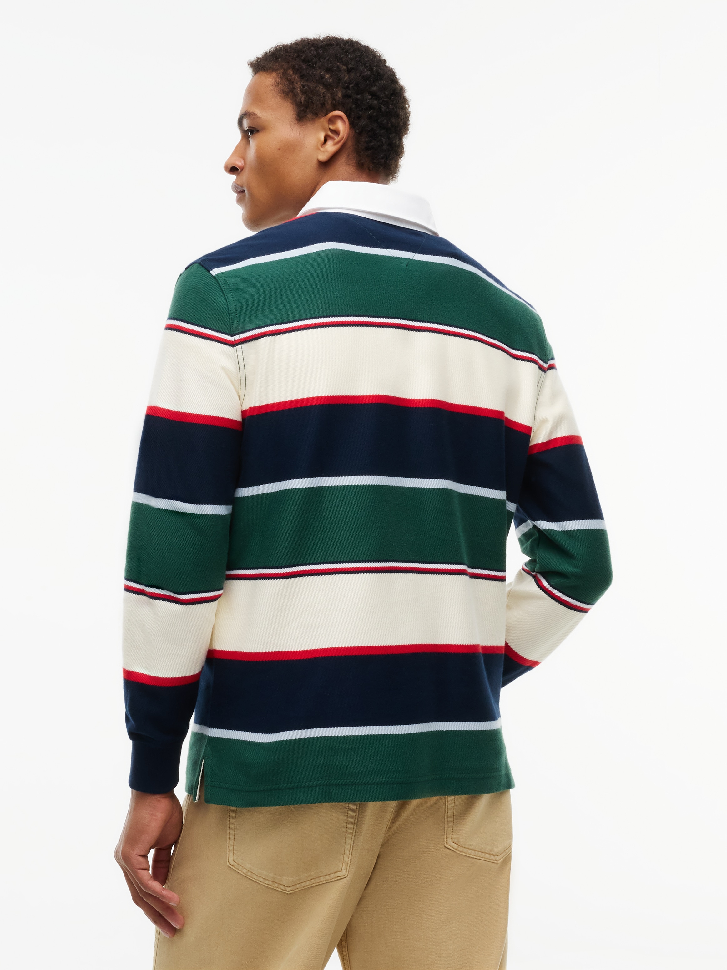 Tommy Jeans Rugbyshirt »TJM RELAXED VARSITY STRIPE RUGBY«