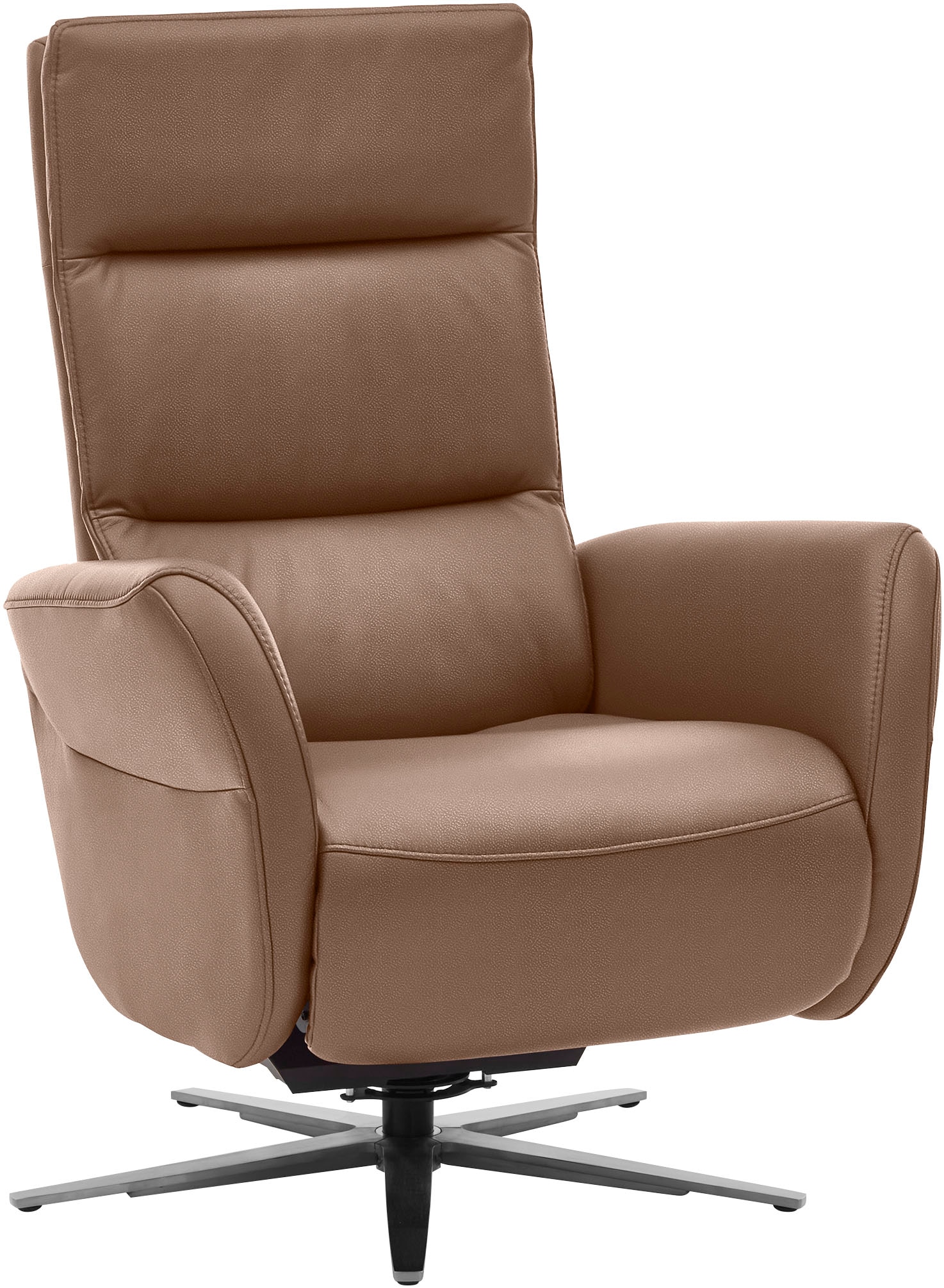 Die PlanBar Relaxsessel "PN-RS20038 mit Metallsternfuß inkl. Relaxfunktion und Kopfverstellung" 1 Stk. tlg. 360 drehbar, mit Gasdruckverstellung