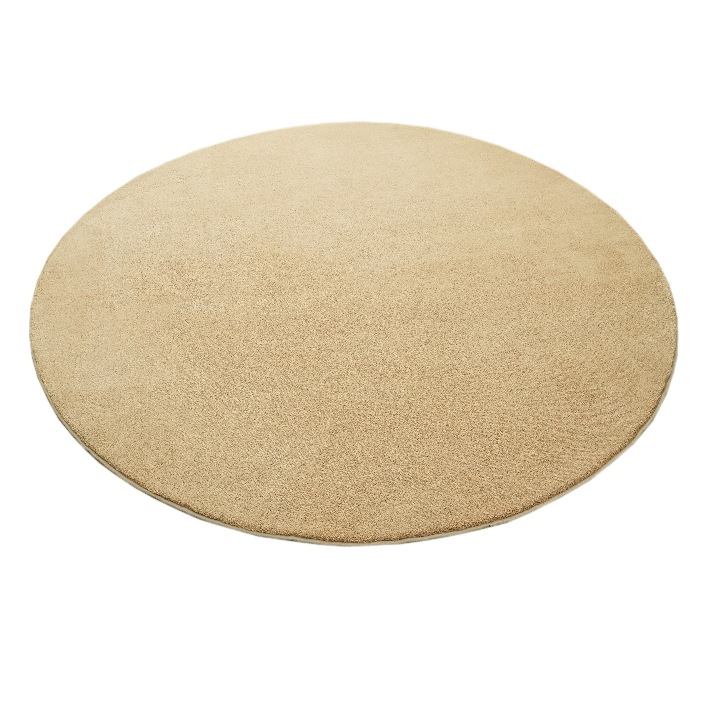 OTTO home Teppich "Cali" rund 16 mm Höhe Uni-Farben, kuschelig, & weich, waschbar, Wohnzimmer, Schlafzimmer