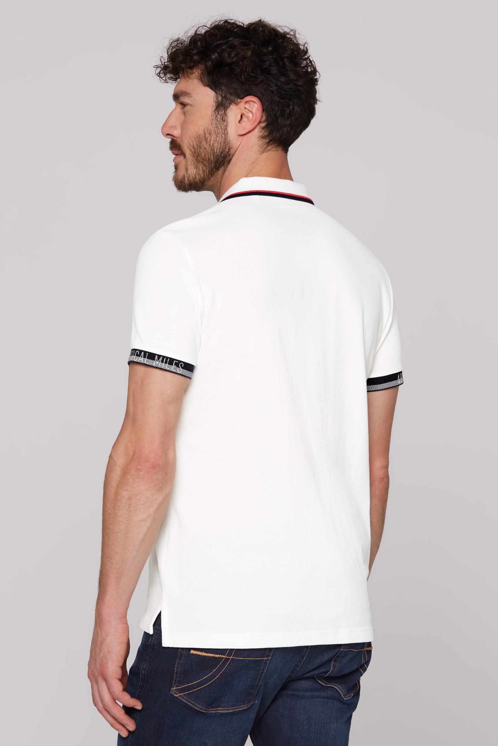 CAMP DAVID Poloshirt, mit Seitenschlitze
